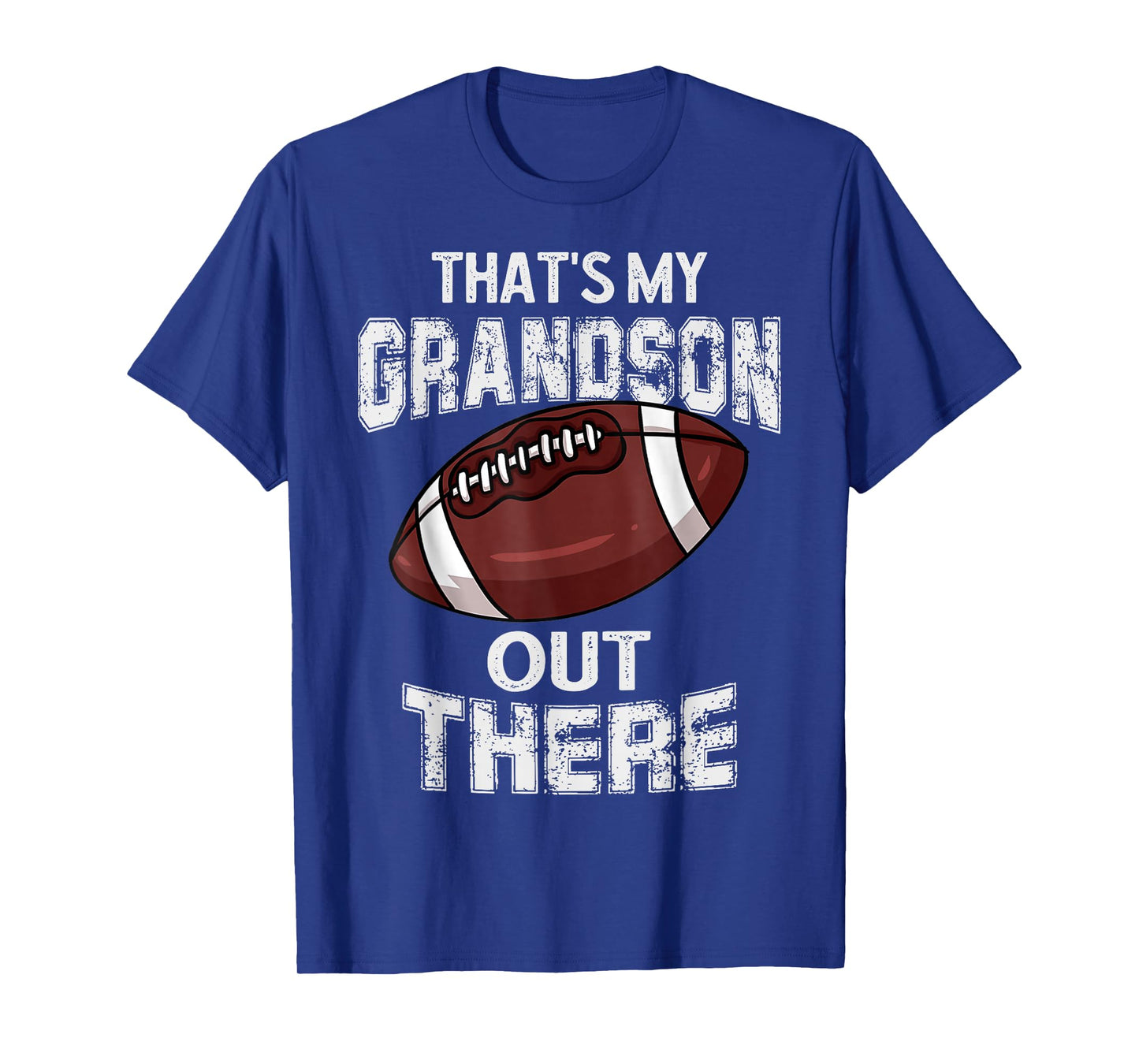 That's My Grandson Out There Funny Football Grandma Grandpa T-Shirt
