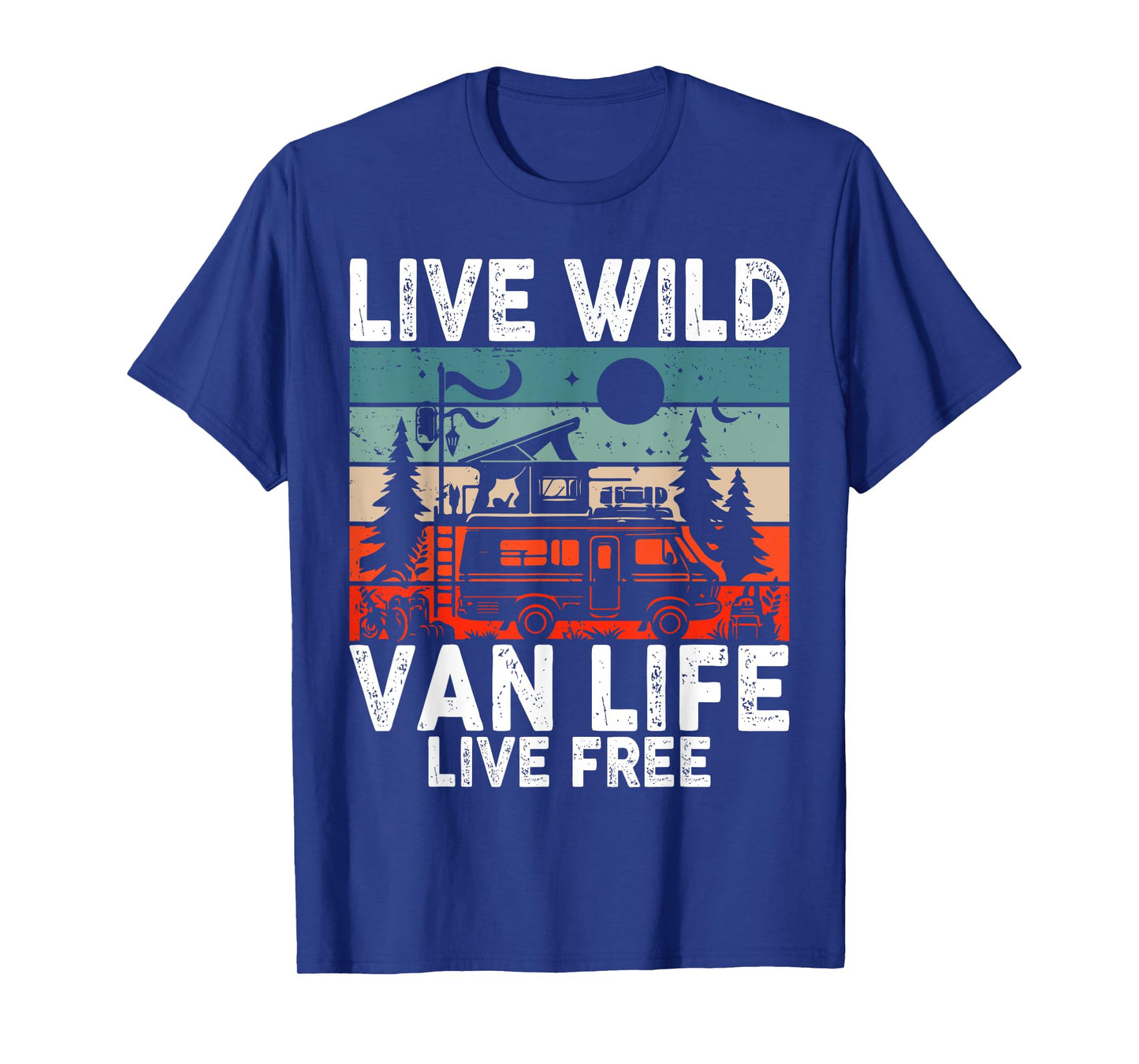 Retro Vintage Van Life Dwellers Vanlife Nomads T-Shirt