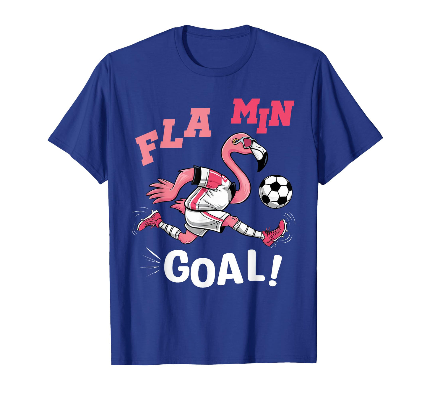 Flamingo Playing Football FLA MIN GOAL Soccer Football T-Shirt