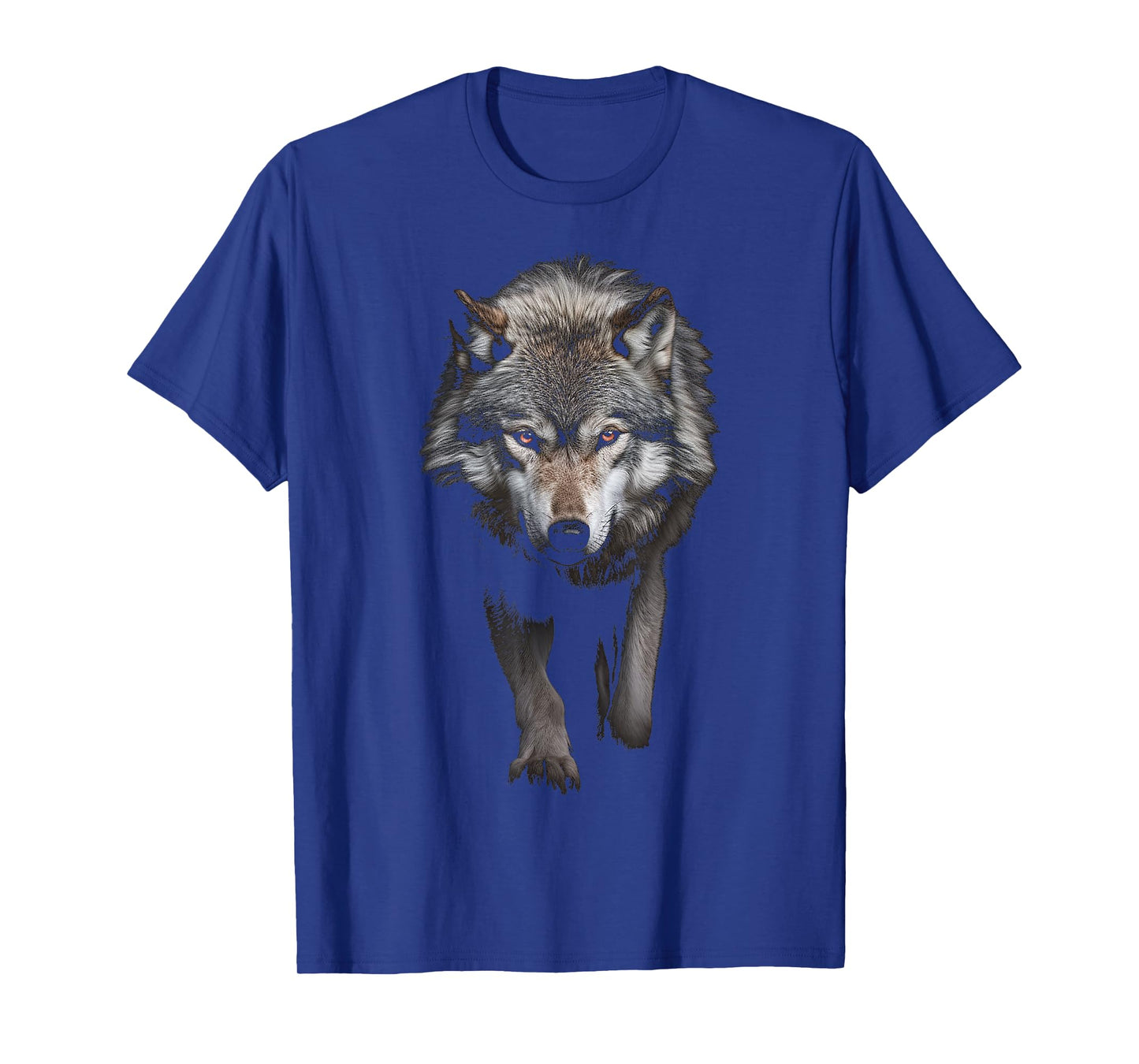 Wolf Animal Motif Illustration Wolf T-Shirt