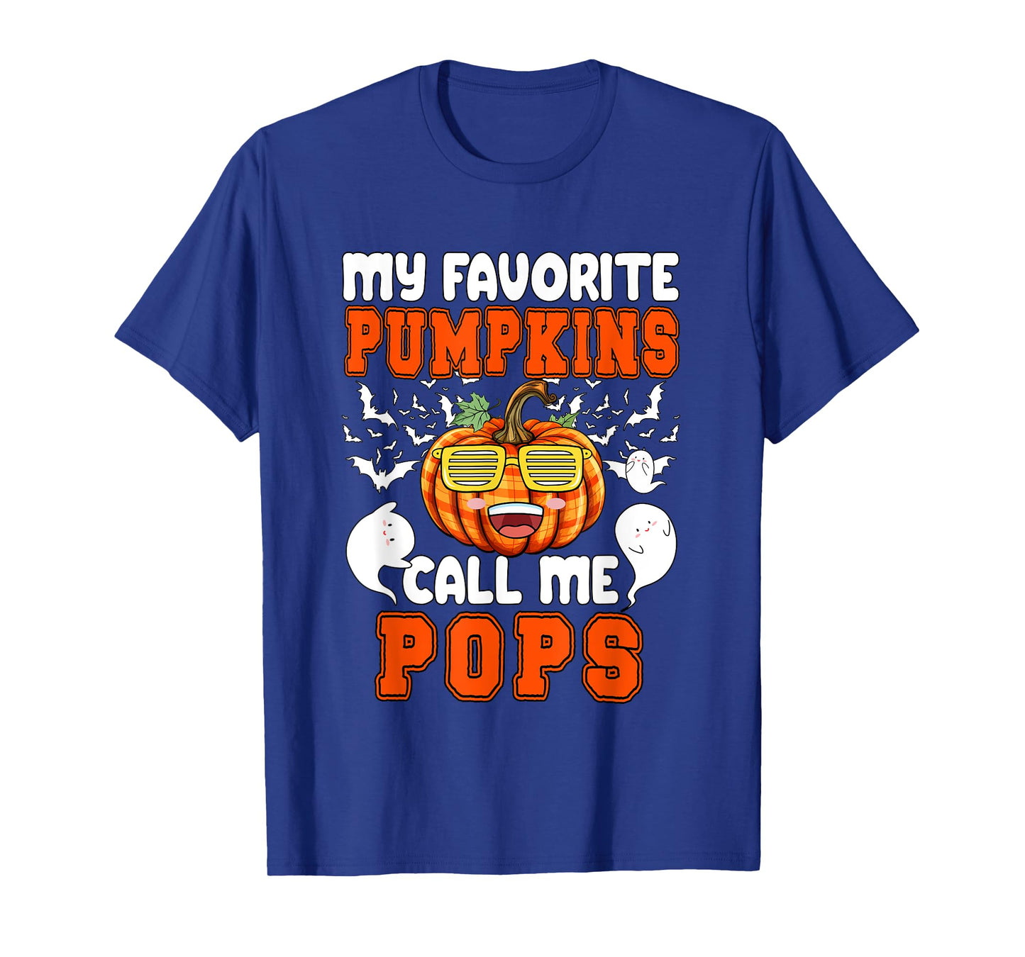 My Favorite Pumpkin Call Me Pops Halloween Family Lover T-Shirt