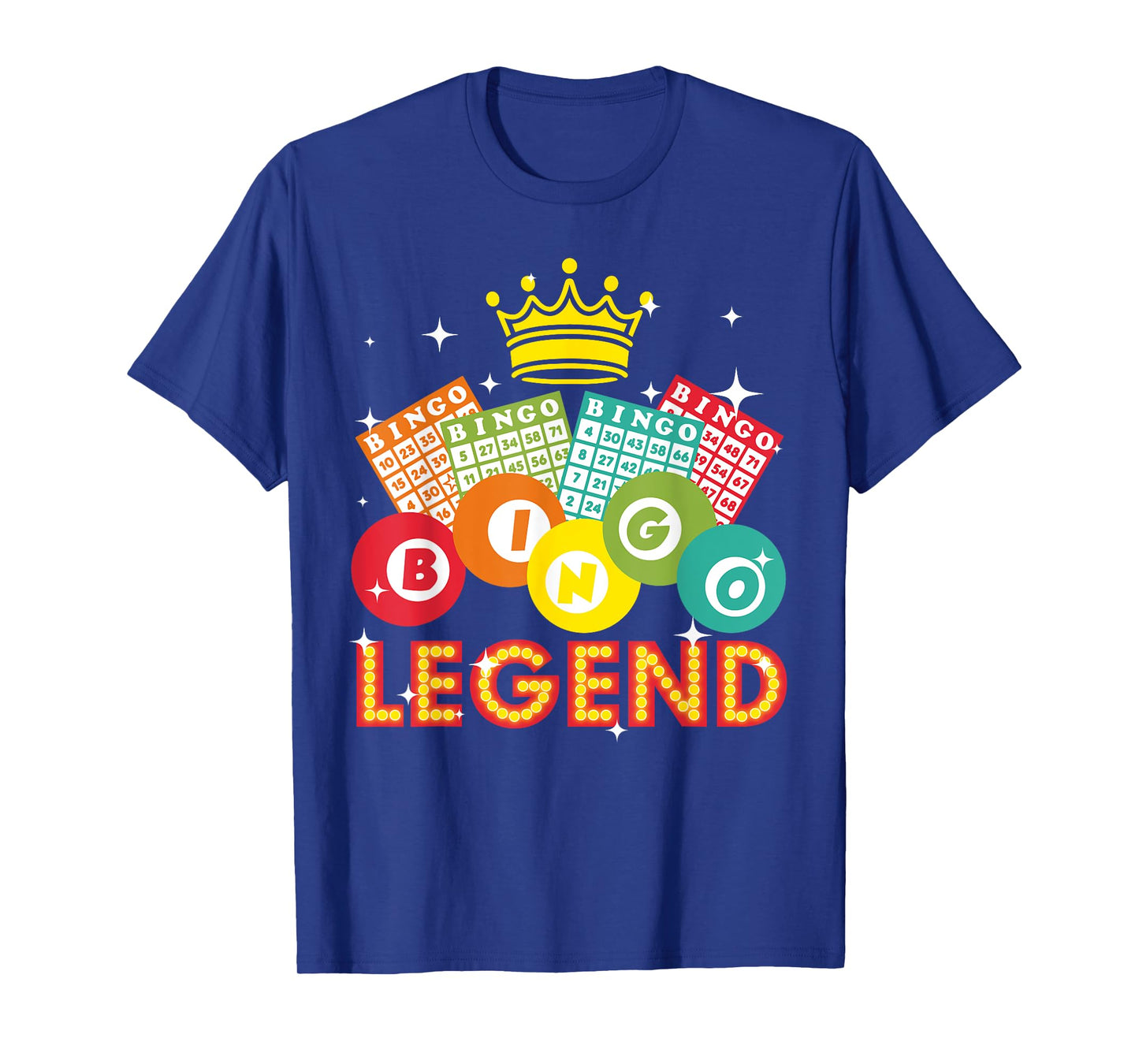 Cute Bingo Designs For Men Women Bingo Lovers Casino Players T-Shirt