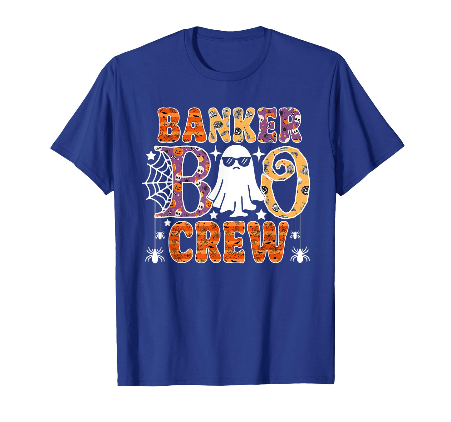 Banker Boo Crew Funny Ghost Halloween Costume T-Shirt