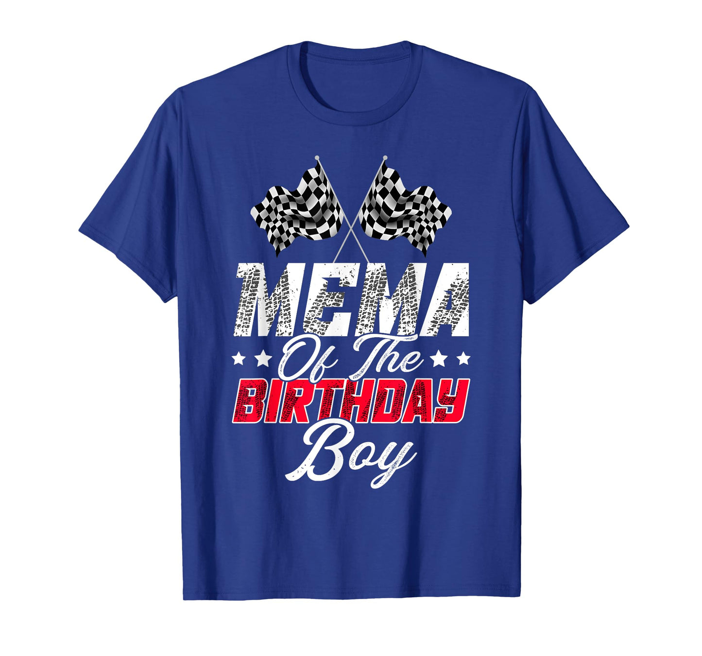 Race Car Mema Of The Birthday Boy Racing Family Pit Crew T-Shirt