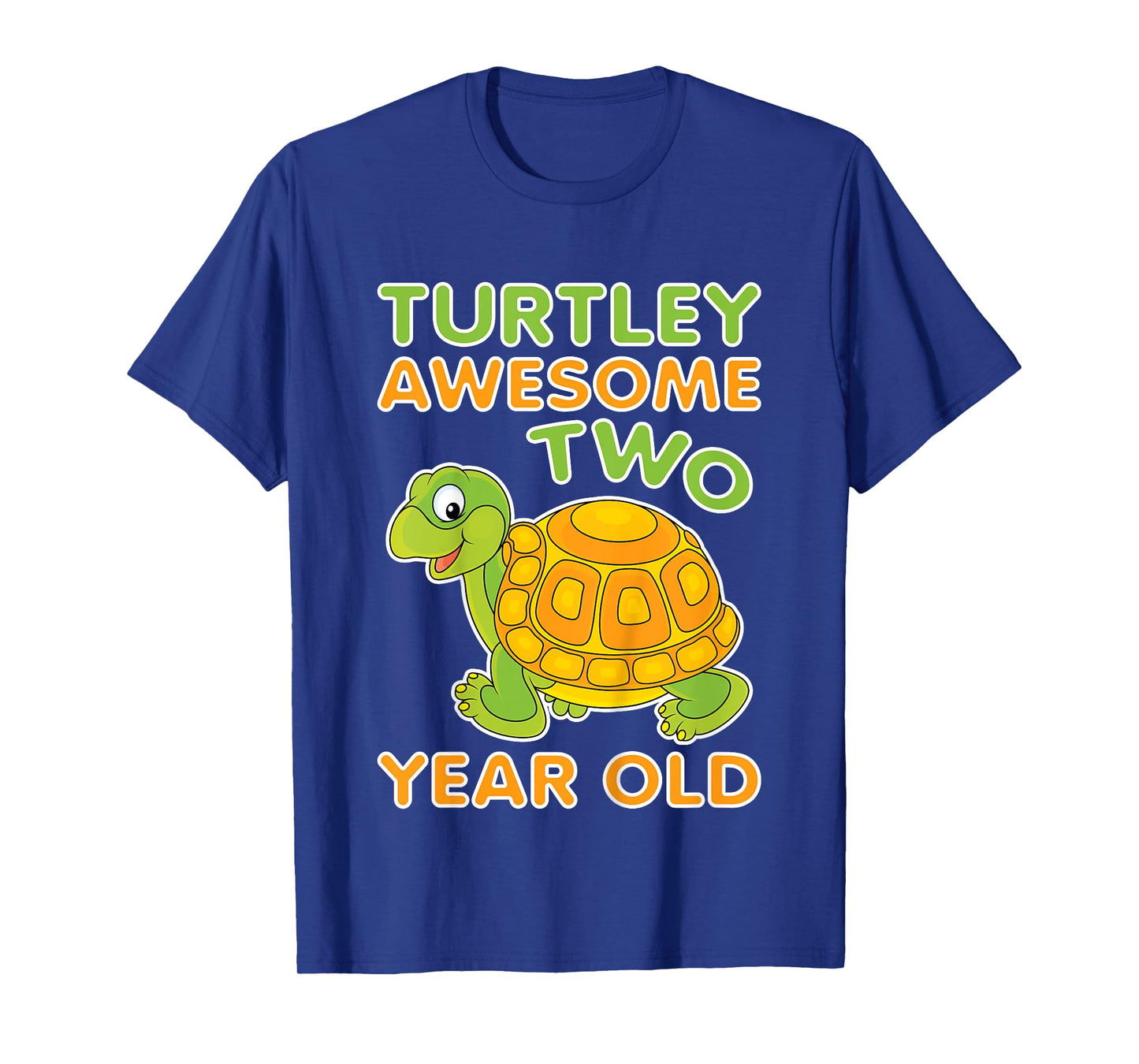 Turtley Awesome Two Year Old Kids 2nd Birthday Turtle T-Shirt
