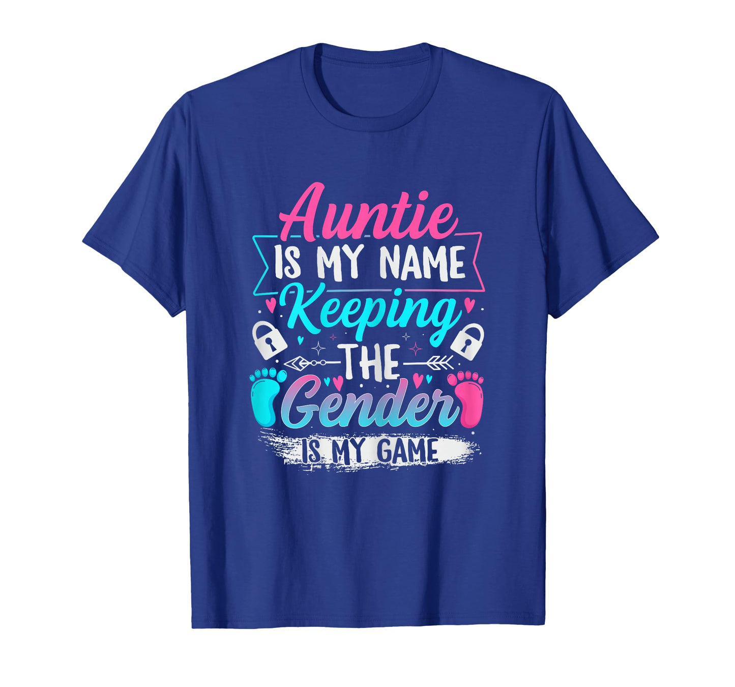 Gender Reveal Design for a Keeper of the Gender Aunt T-Shirt