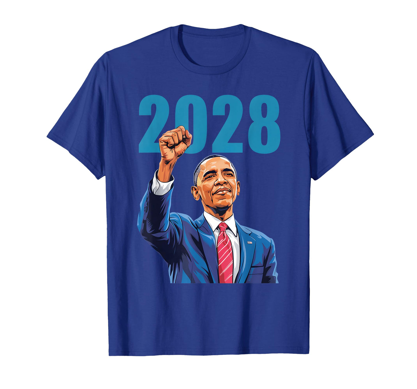 Vintage Obama 2028 Funny Political Patriotic Election T-Shirt