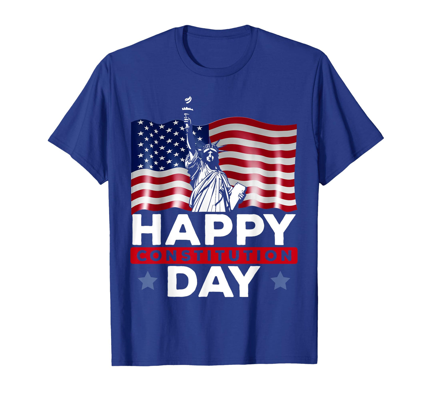 Happy Constitution Day New American USA Flag America T-Shirt for Women Kids Men