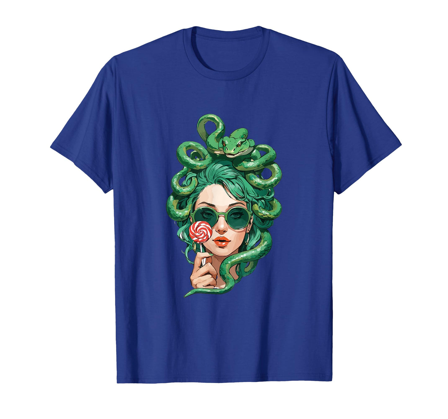 Medusa Greek Mythology Gorgon Snake Hair Mythical Creature T-Shirt