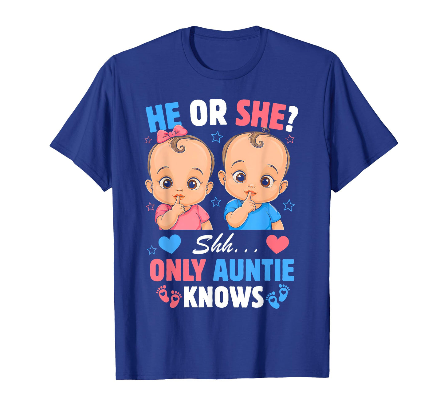Keeper of the Gender Auntie Gender Reveal Party Family T-Shirt