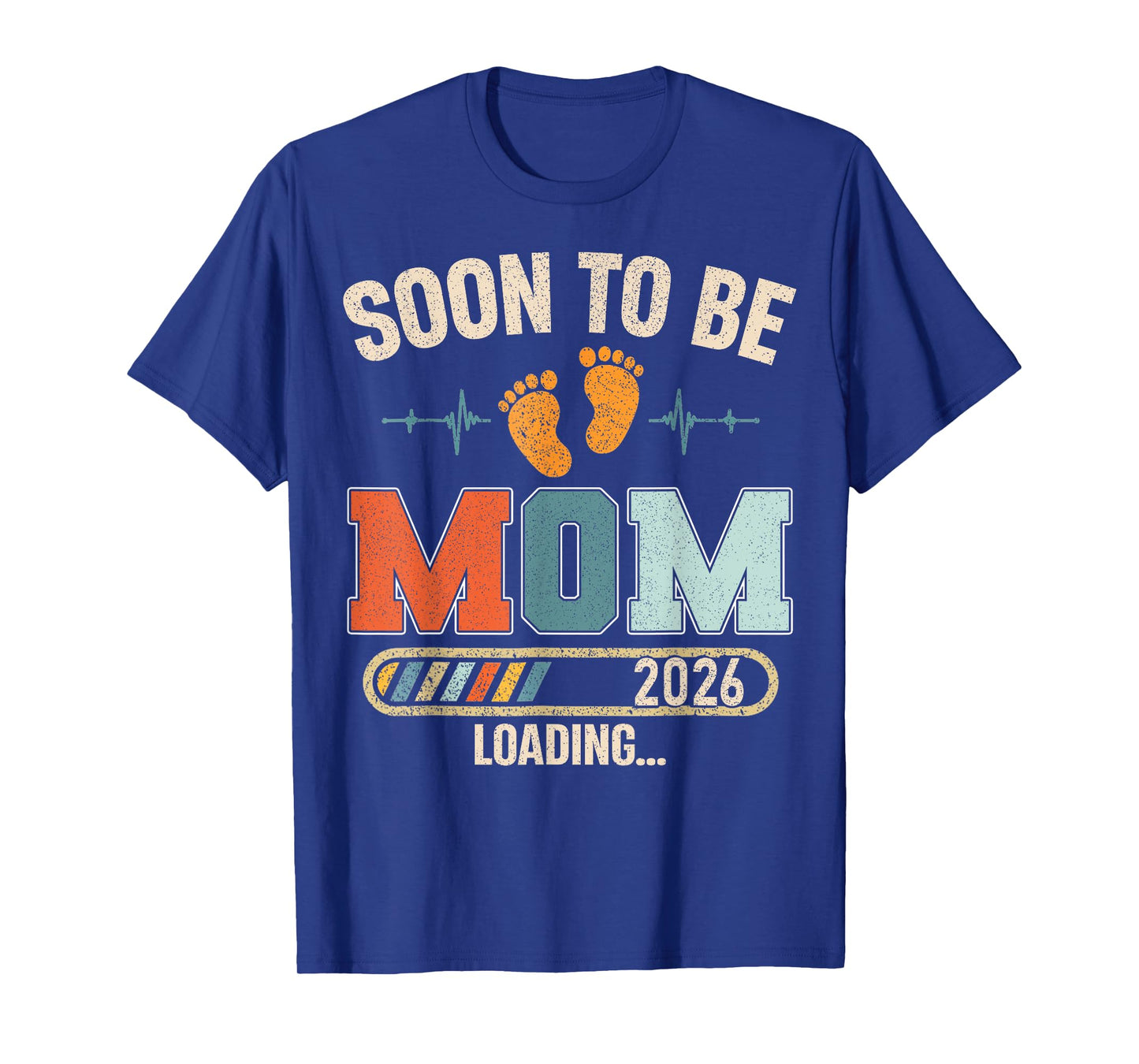 Soon to Be Mom 2026 Loading Baby Announcement for New Mama T-Shirt