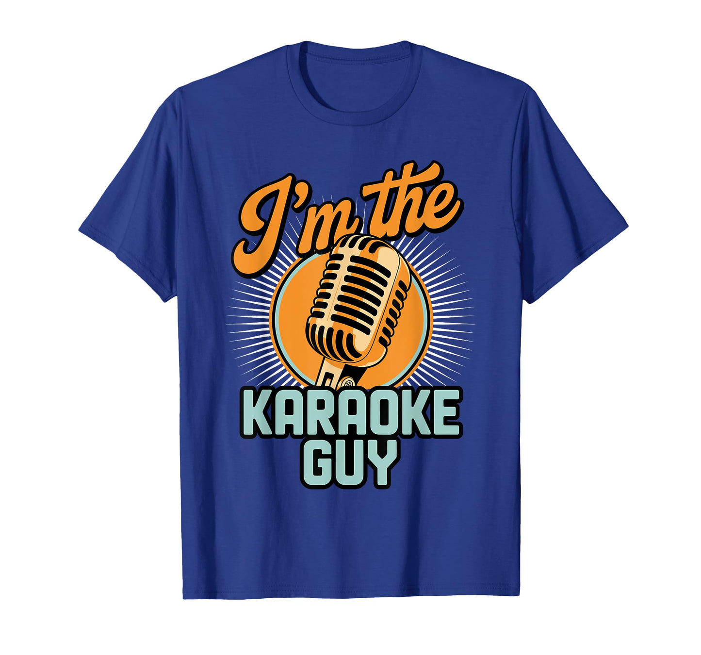 Funny Karaoke Design For Men Dad Singing Music Karaoke Lover T-Shirt