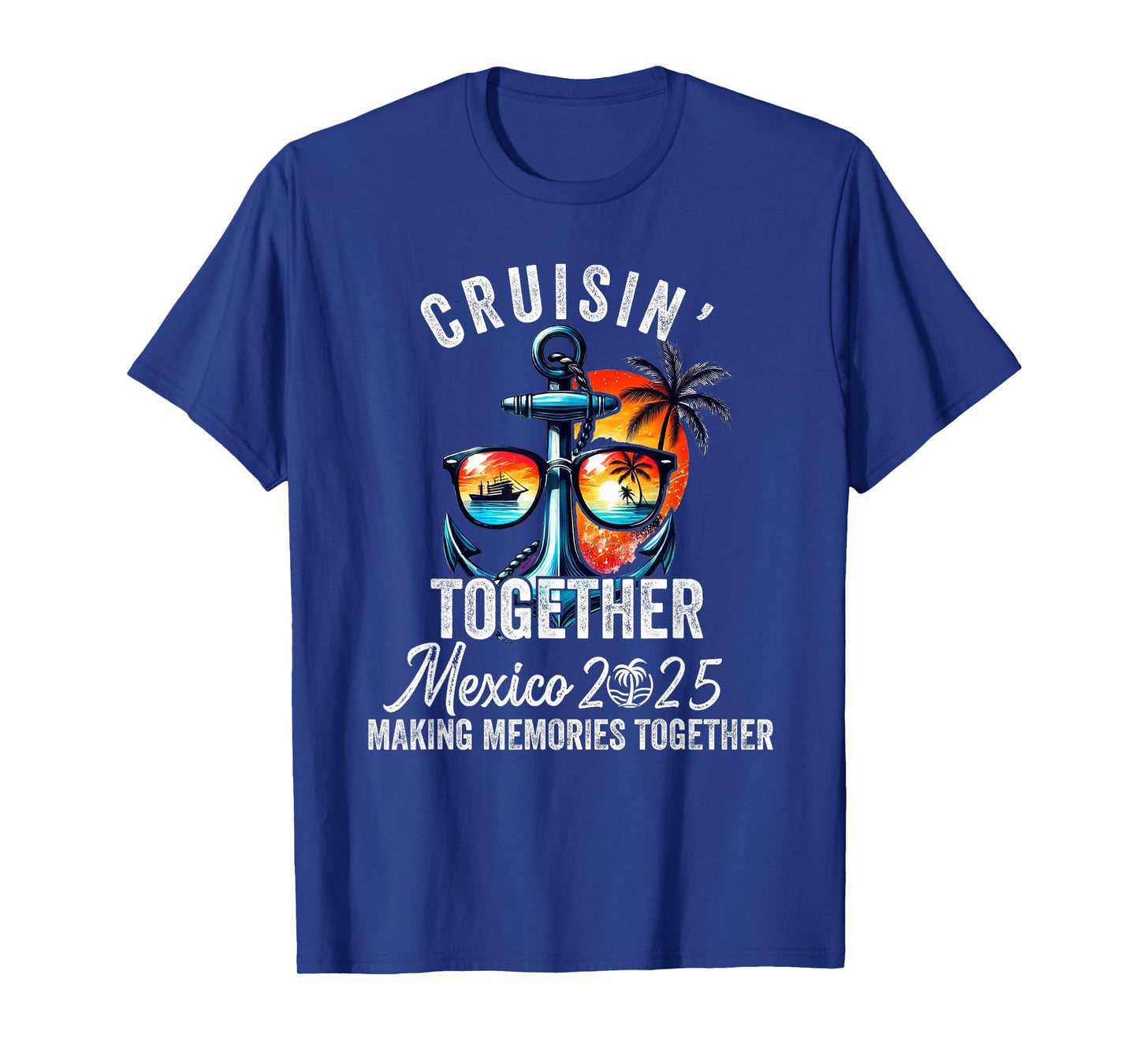 Cruisin' Together Mexico 2025 Matching Family Mexican Cruise T-Shirt