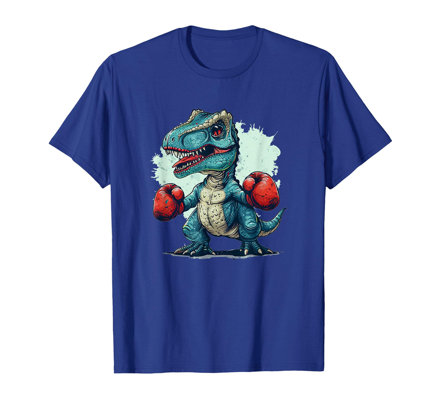 Funny kids boxing dinosaur with boxing gloves costume T-Shirt