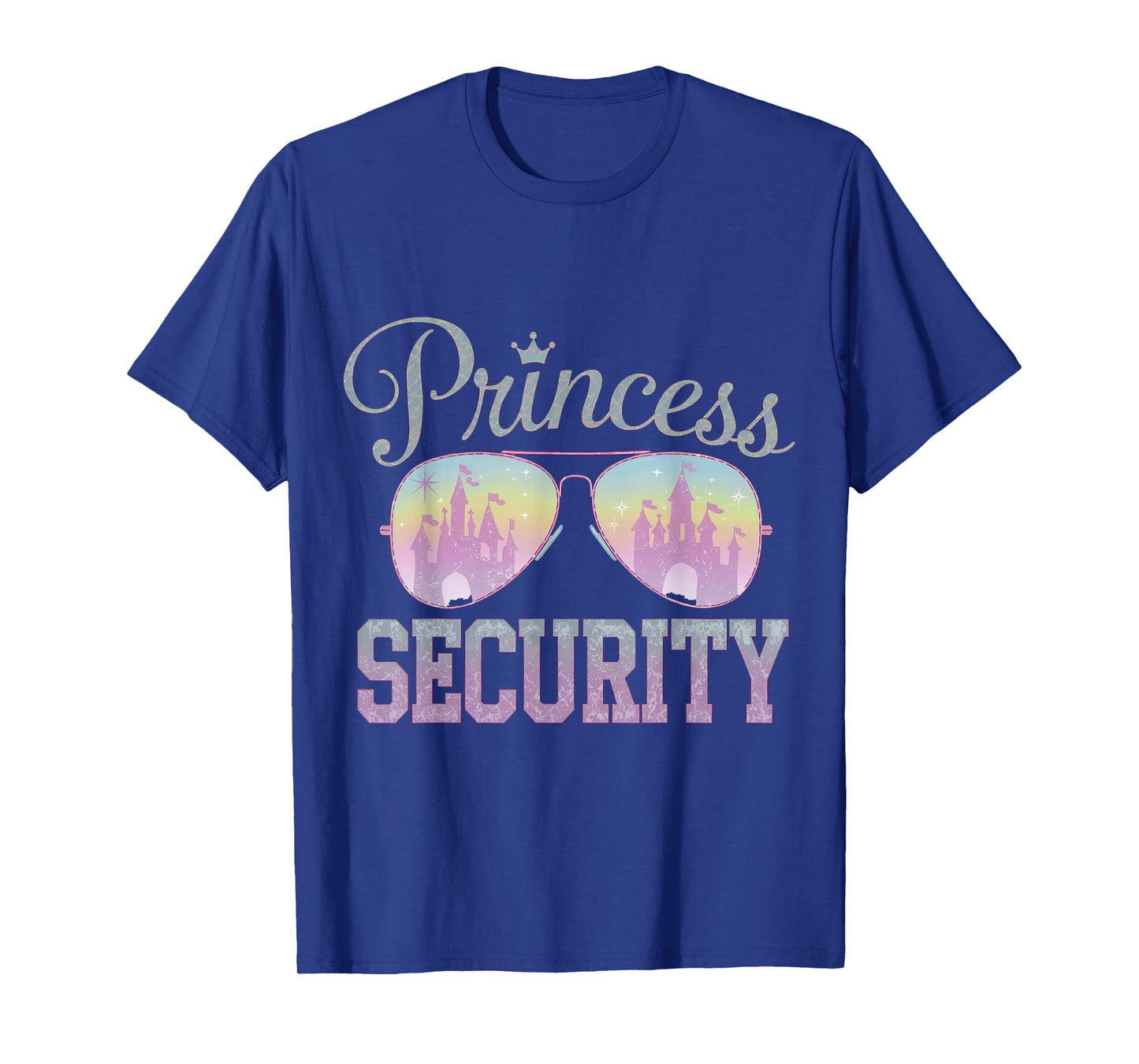 Princess Security Protection Retro Castle Men Women Boys T-Shirt
