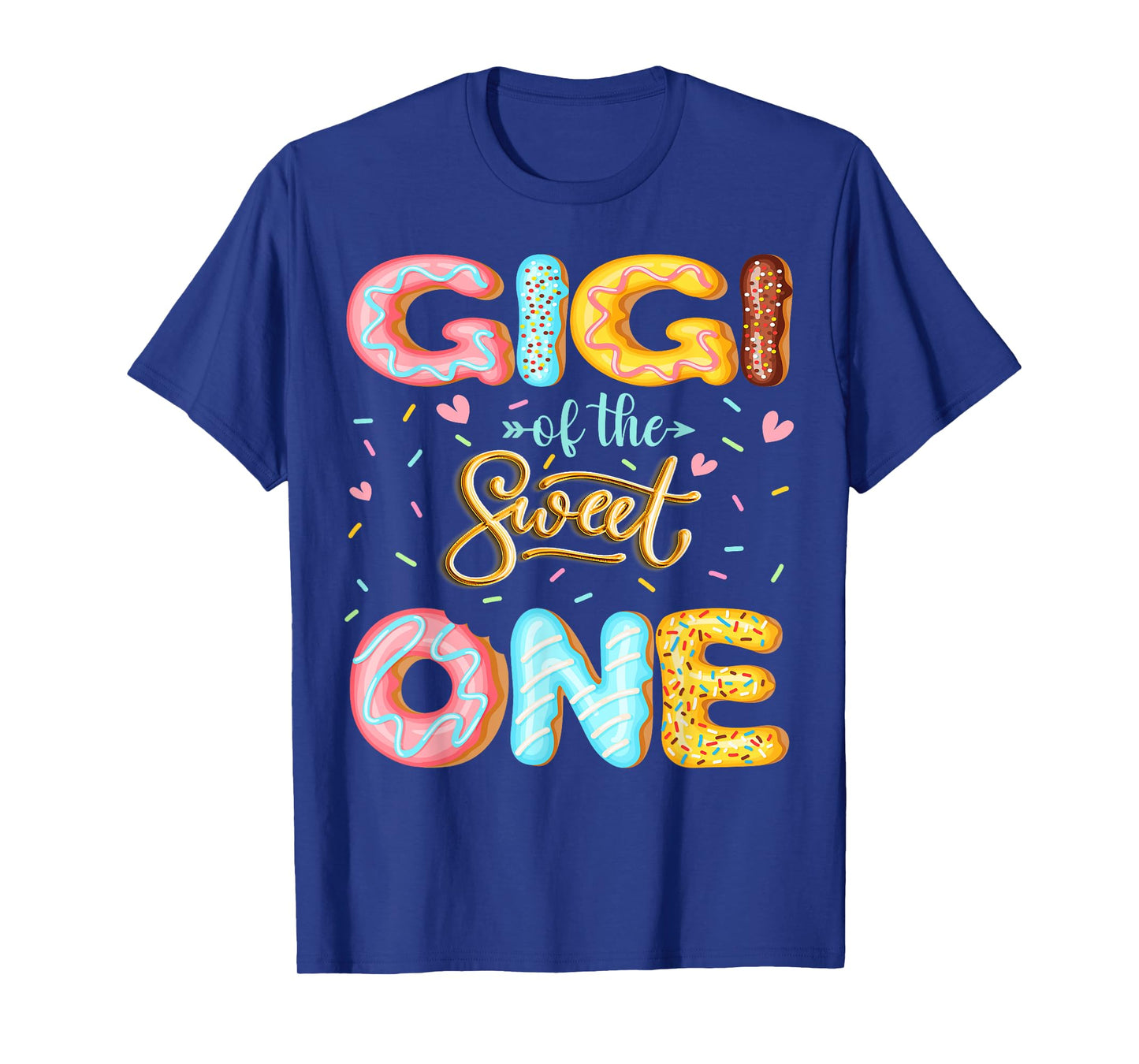 Gigi Of The Sweet One 1St Birthday Girl Donut Lover T-Shirt