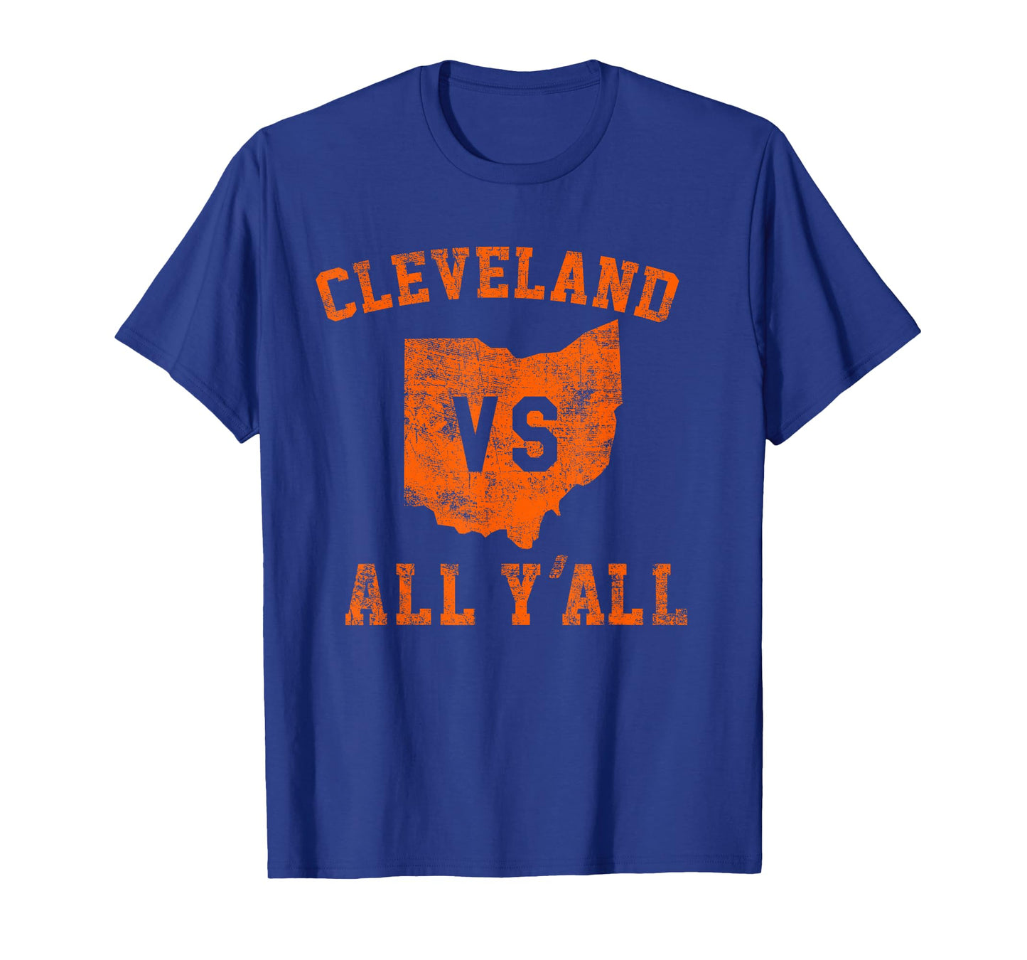 Cleveland vs All Yall for Y'All Vintage CLE Ohio T-Shirt