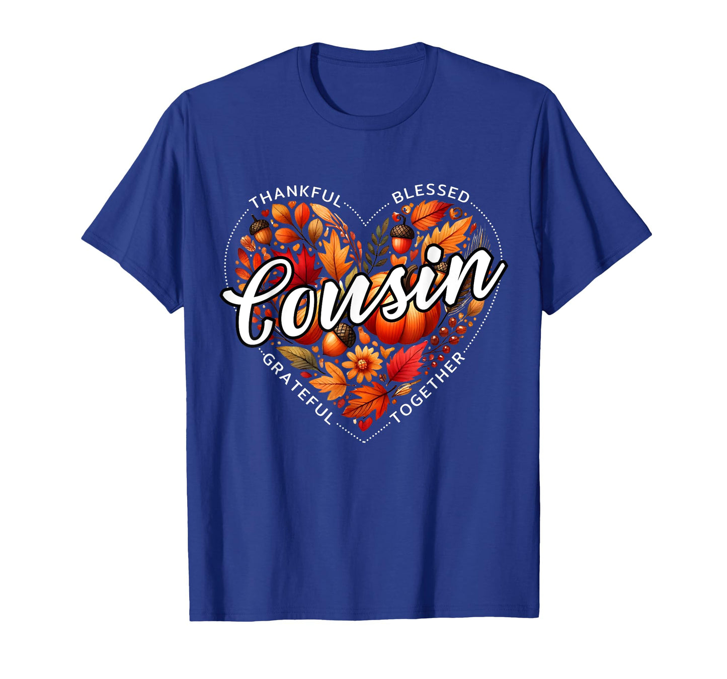 Cute Fall Autumn season matching Cousin thanksgiving 2024 T-Shirt