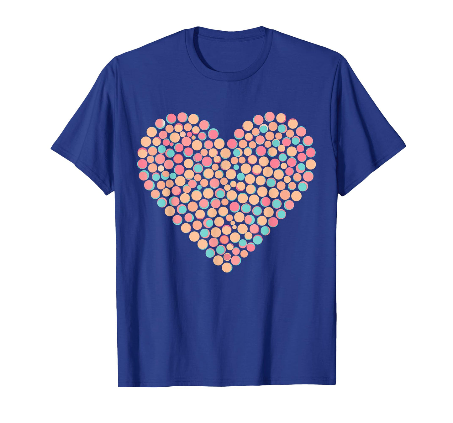 Colorful Heart Polka Dot T-Shirt