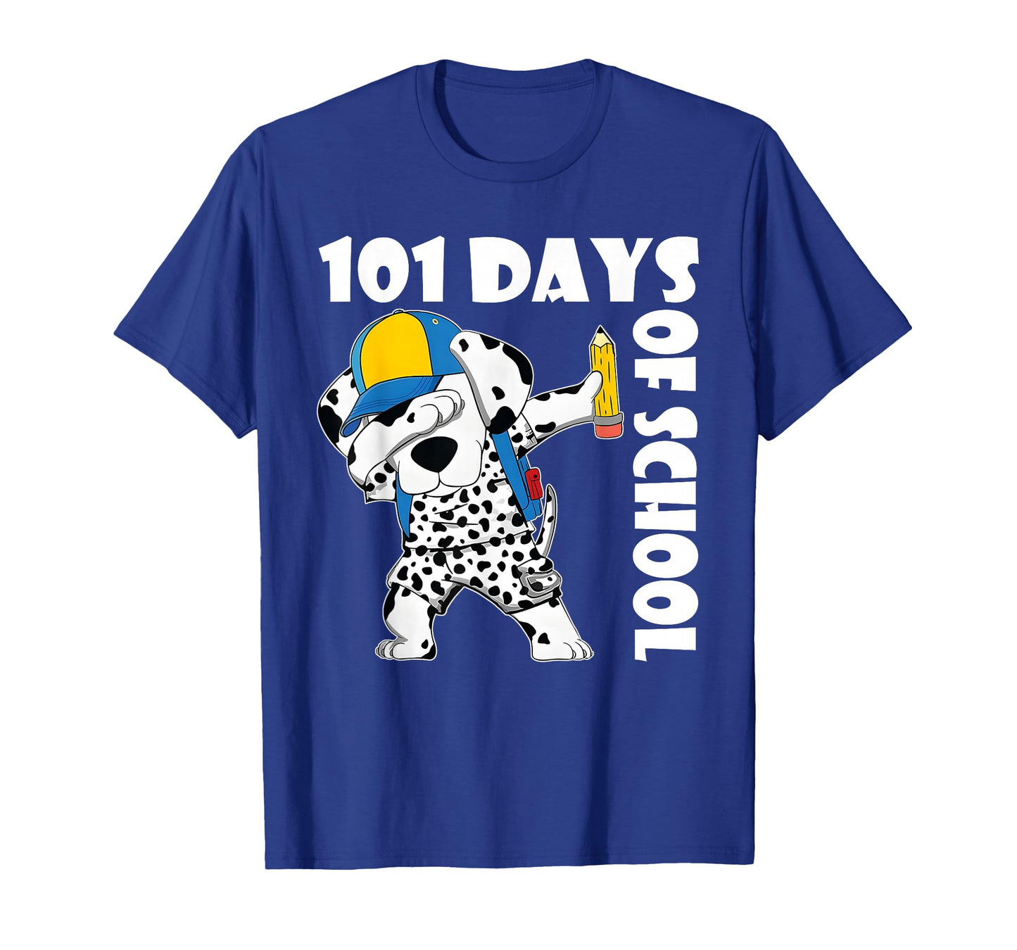 Happy 101 Days School Cute Dog 100 Days Dab Teacher Student T-Shirt