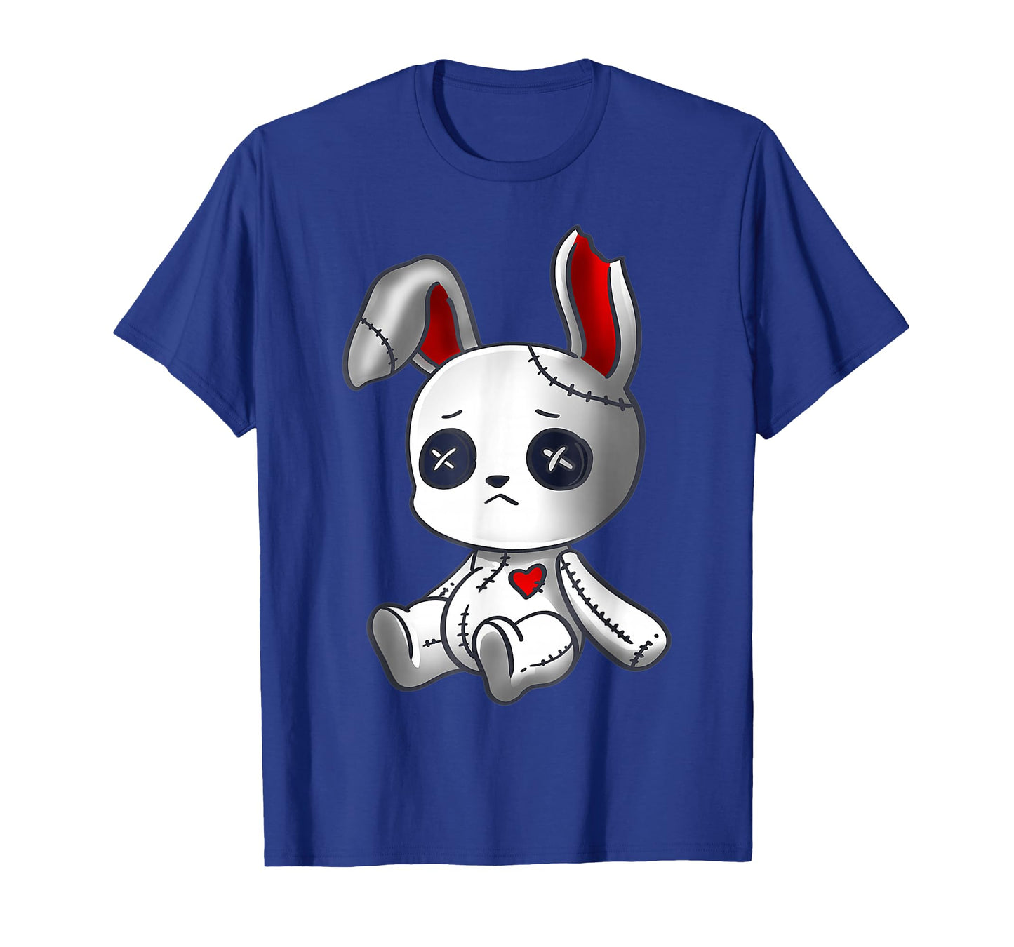 Goth Bunny Shirt Cute Creepy Emo Clothes Kawaii Bunny T-Shirt