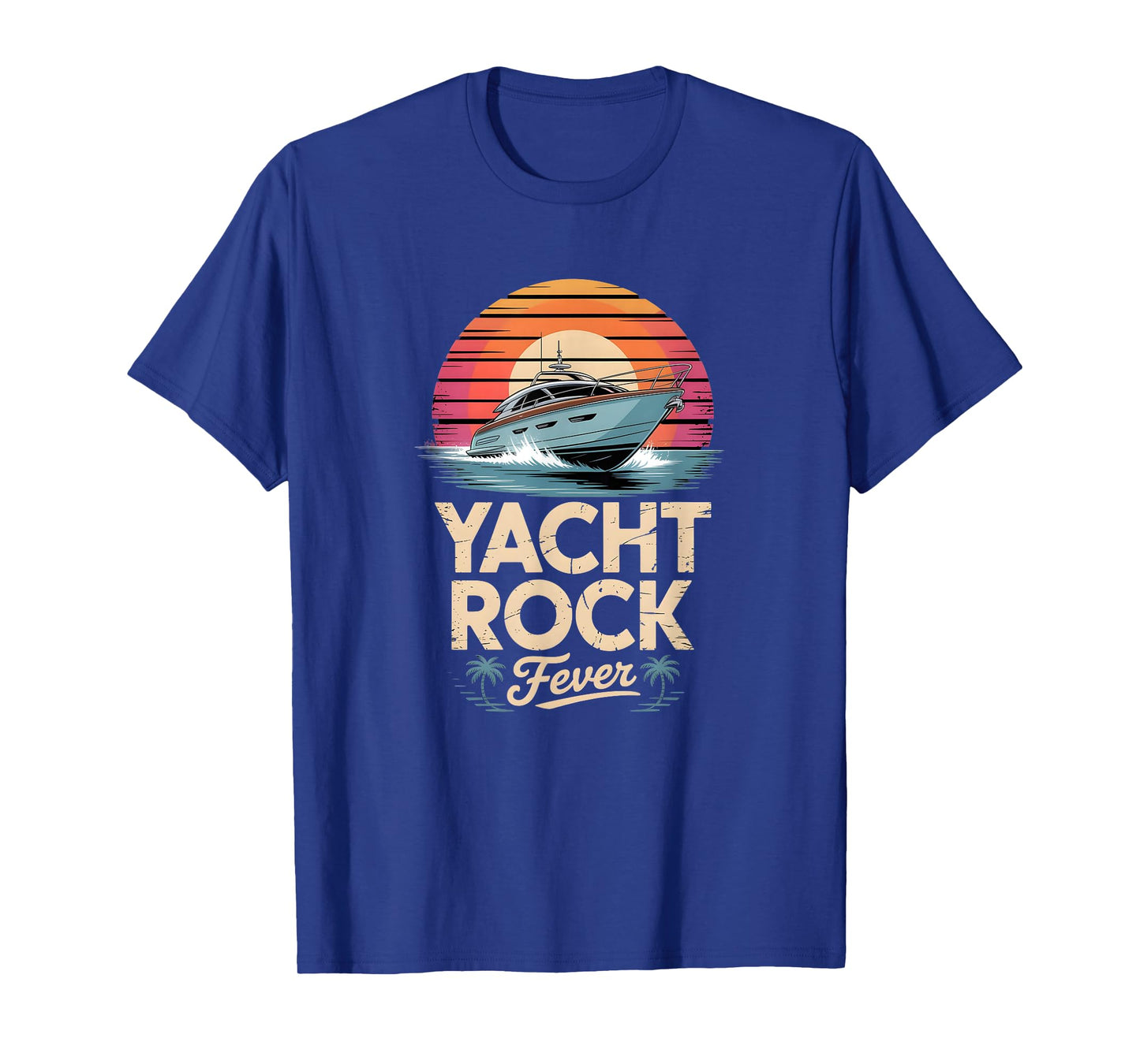 Yacht Rock Fever Rocker Station Revue Design T-Shirt