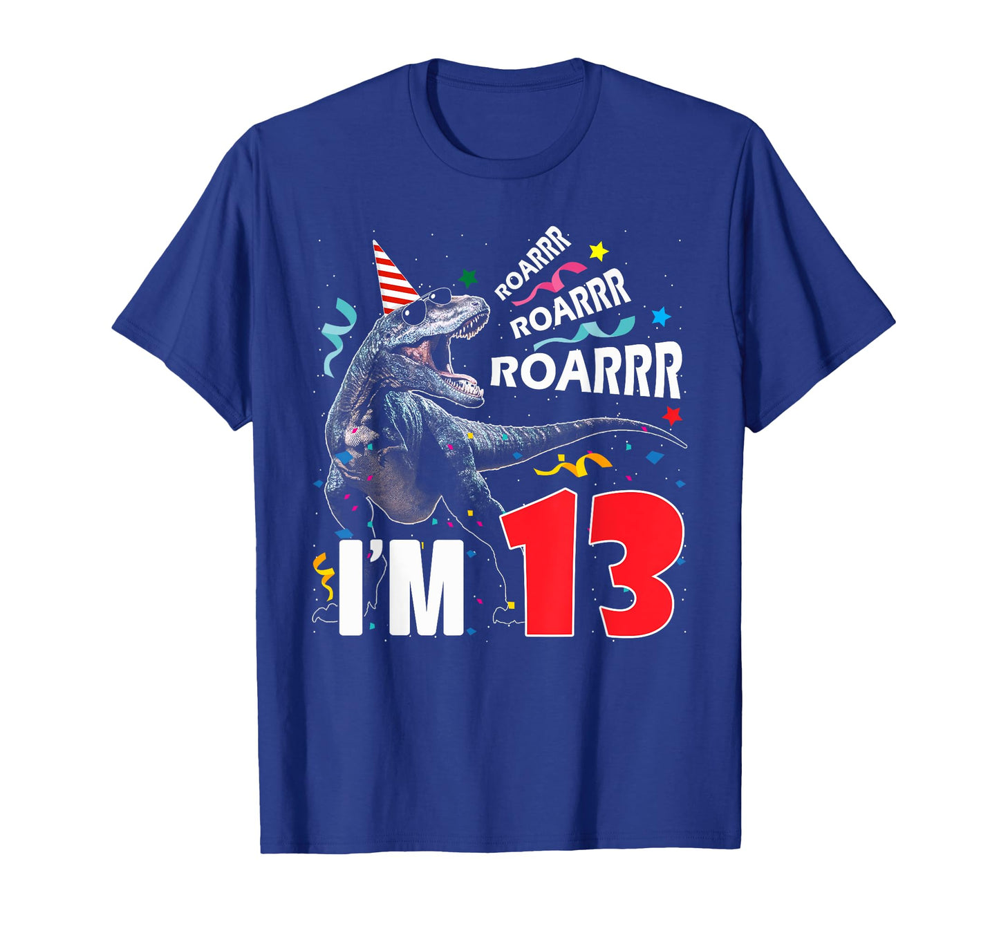 I'm 13 13th Birthday Official Teenager Dinosaur 13 Years Old T-Shirt