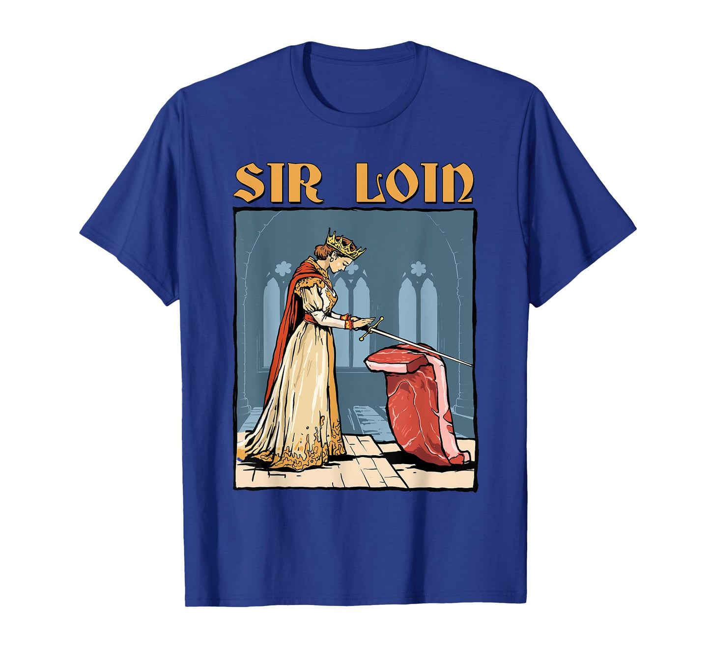 Sir Loin Knight Shirt Funny Sirloin Steak Medieval Joke T-Shirt