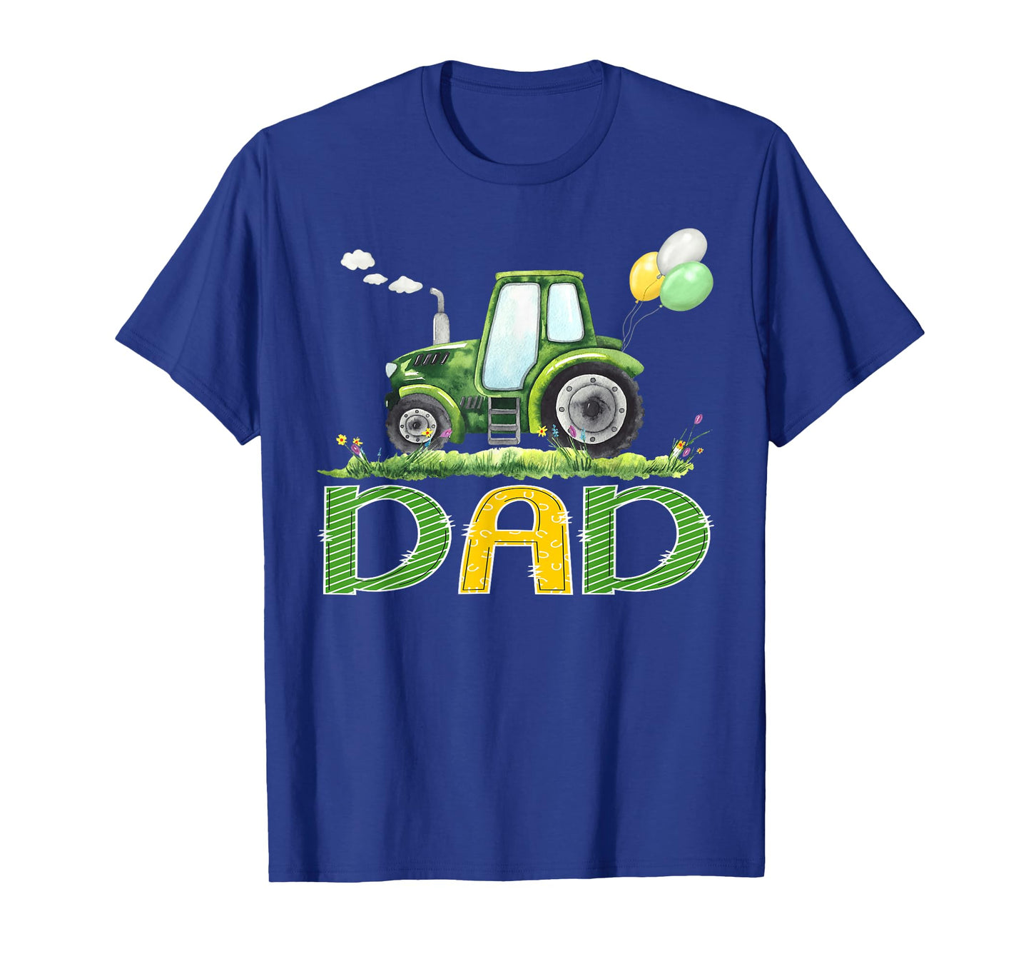 Dad of The Birthday Boy Tractor Farm Truck Matching T-Shirt