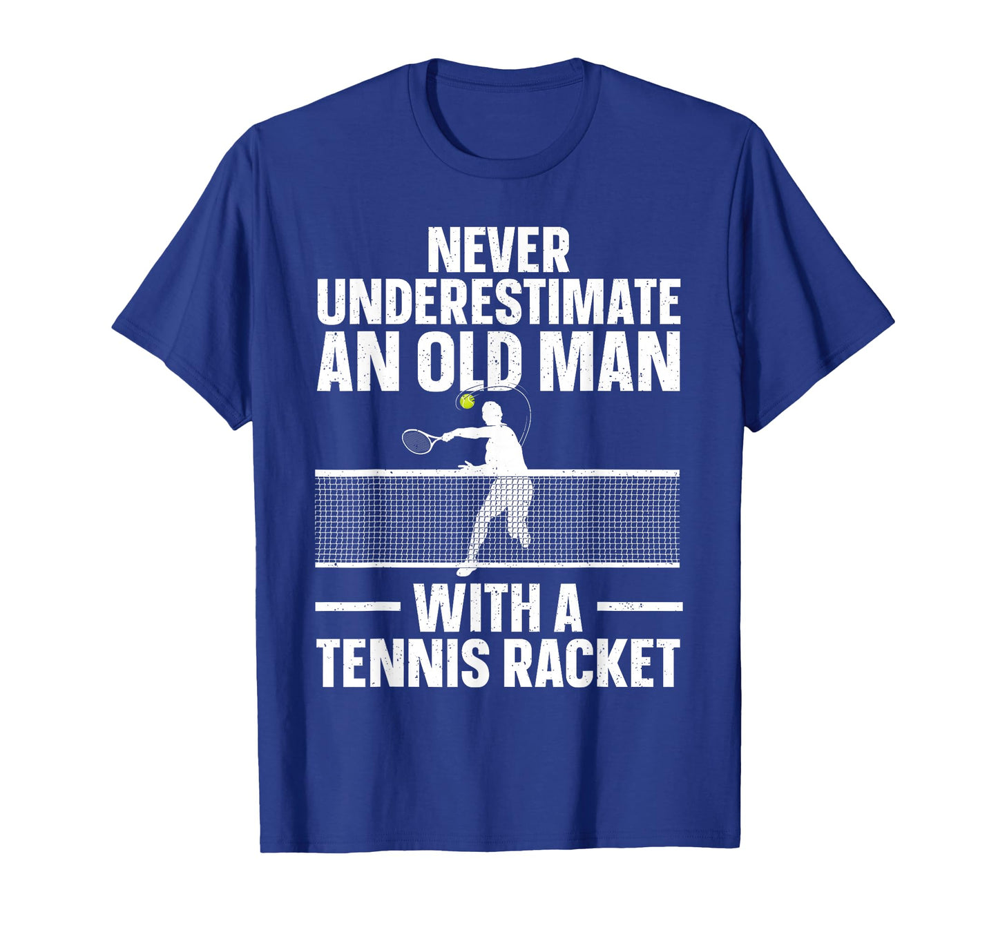 Best Tennis Art For Men Grandpa Tennis Lover Tennis Player T-Shirt