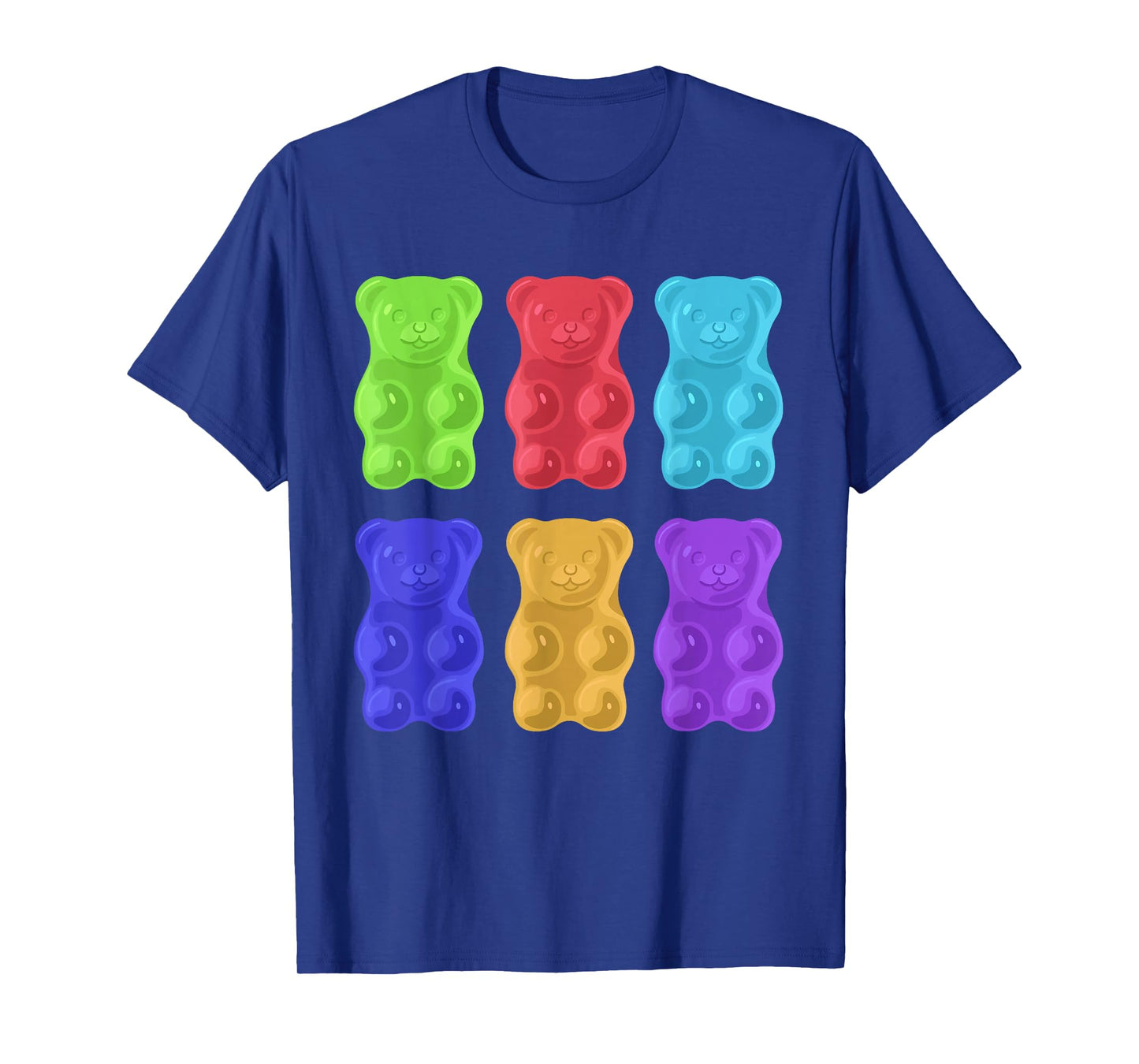 Cool Gummy Bear Art For Girls Kids Toddler Candy Gummies T-Shirt