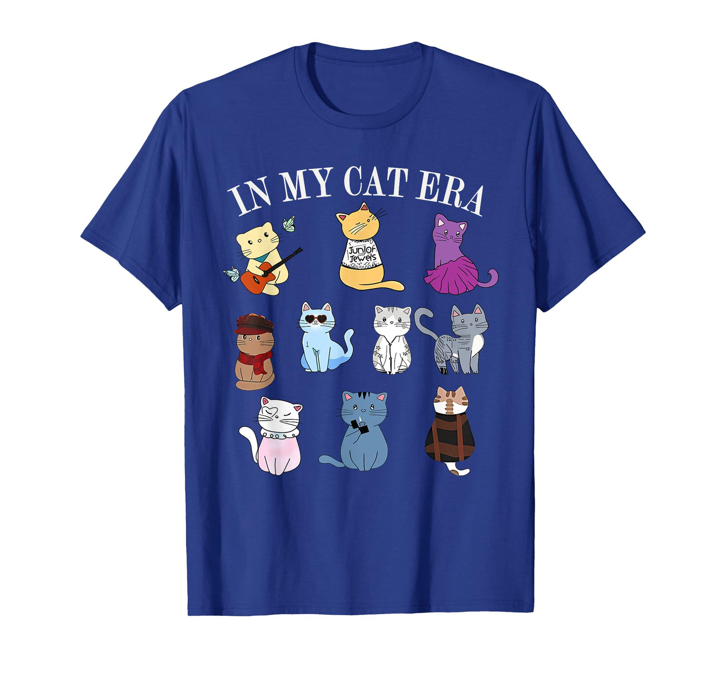 In My Cat Era Kitten Cat Lover Funny Groovy Retro Men Women T-Shirt