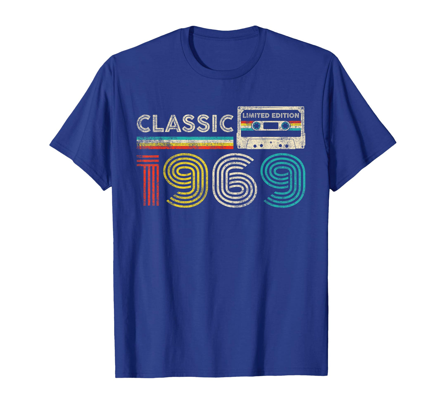 Classic 1969 Vintage 1969 Cassette Tape Men Women Birthday T-Shirt