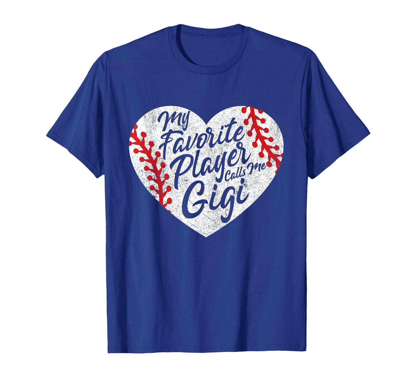 My Favorite Player Calls Me Gigi Baseball Heart Cute Grandma T-Shirt