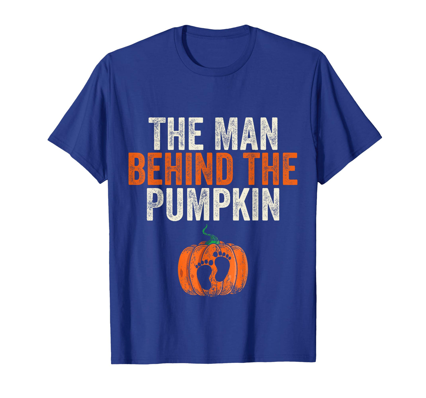 The Man Behind The Pumpkin Halloween Pregnancy Announcement T-Shirt
