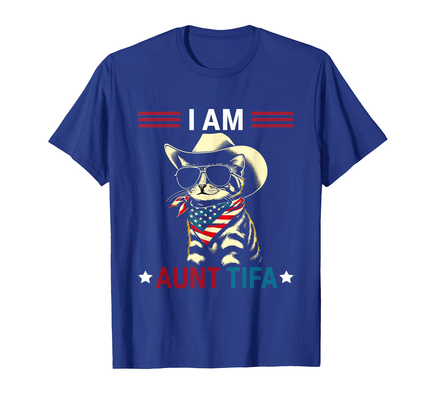 I Am Aunt Tifa Cat American T-Shirt