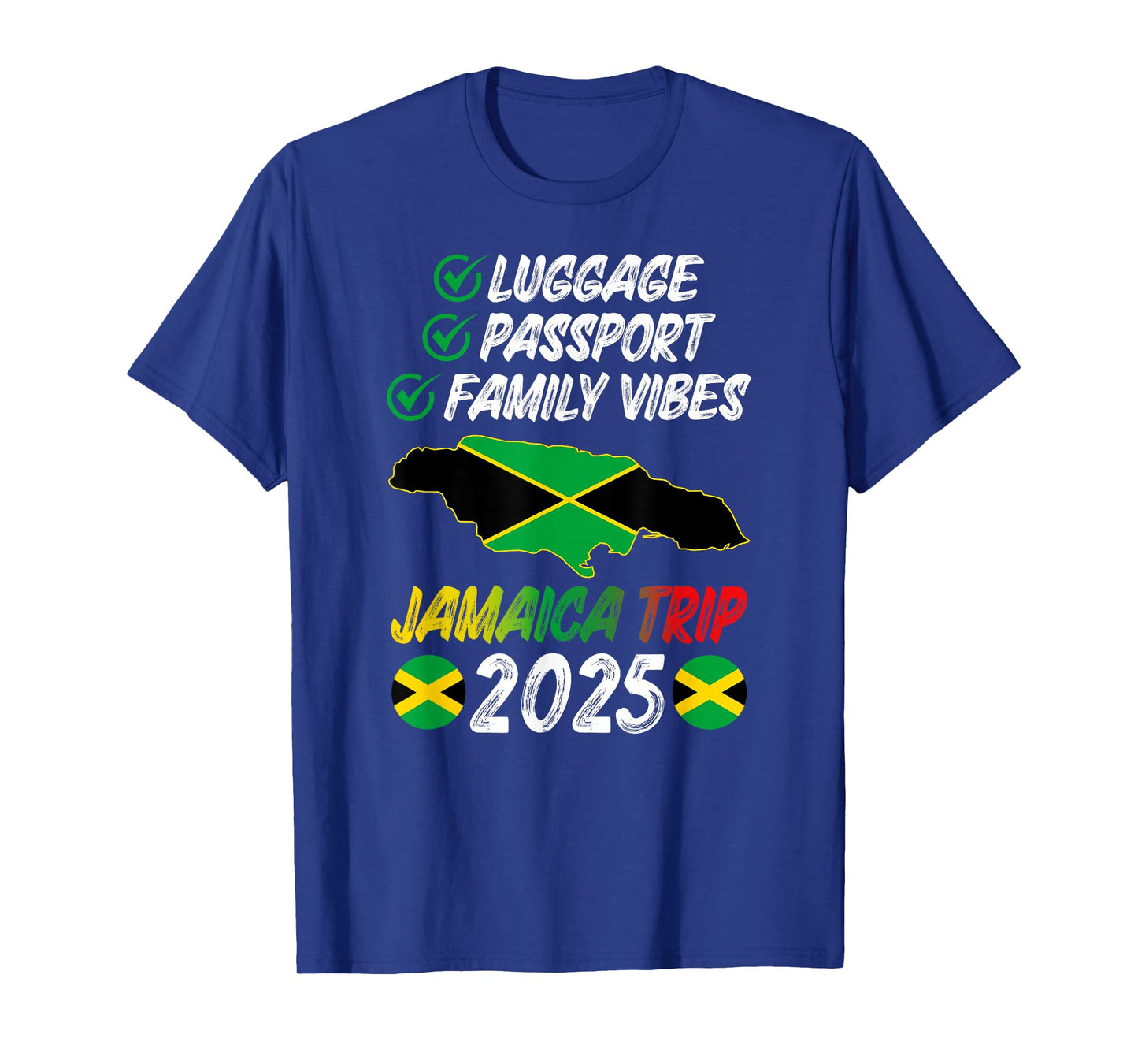 Family Vibes Jamaica Family Trip 2025 Jamaica Vacation T-Shirt