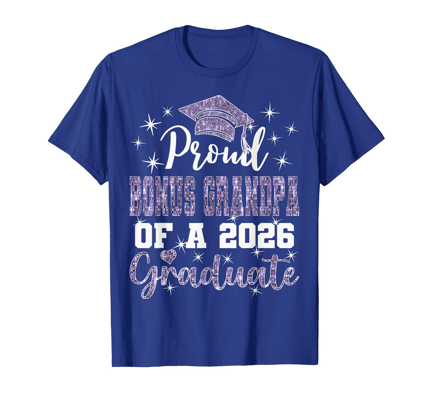 Super Proud Bonus Grandpa of 2026 Graduate Graduation Family T-Shirt