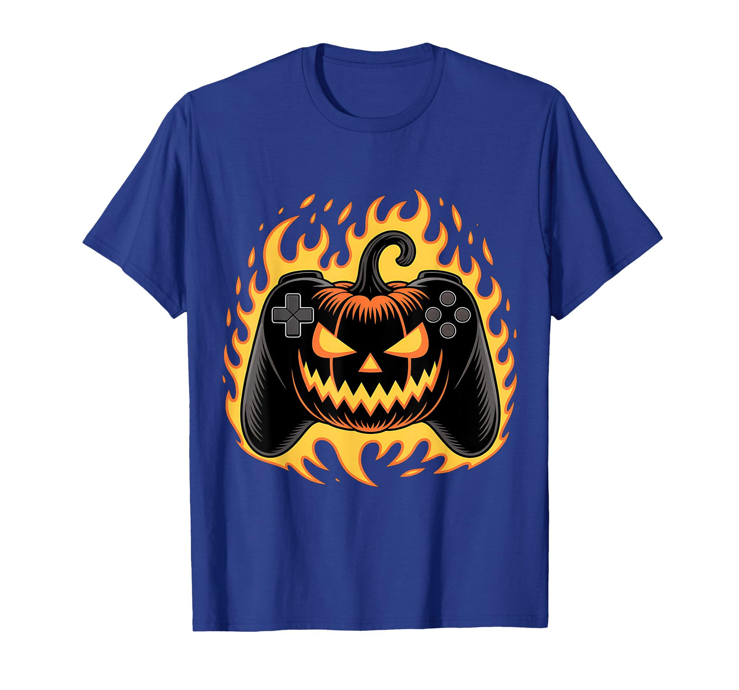 Halloween Shirt Gamer Gaming Pumpkin Boys Halloween Costume T-Shirt