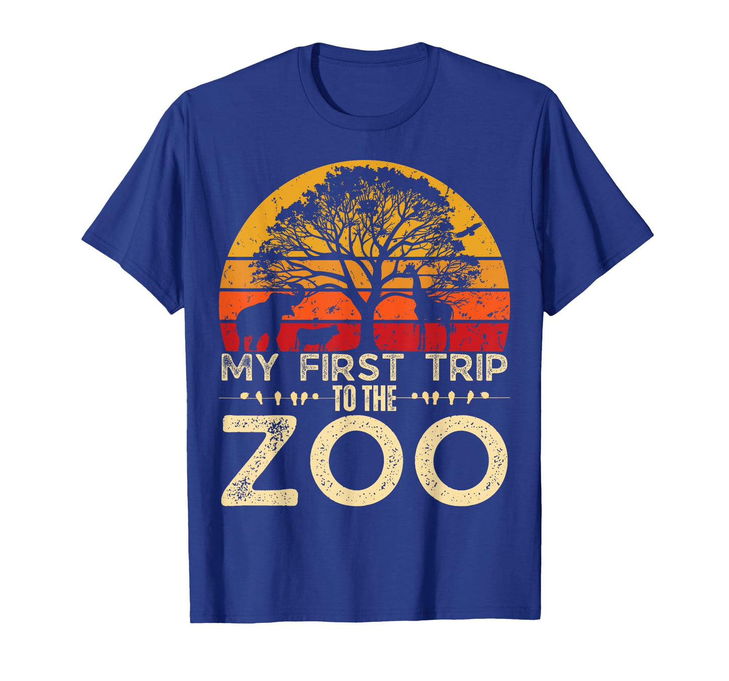 My First Trip Wild and Zoo Safari Jungle Birthday Party T-Shirt
