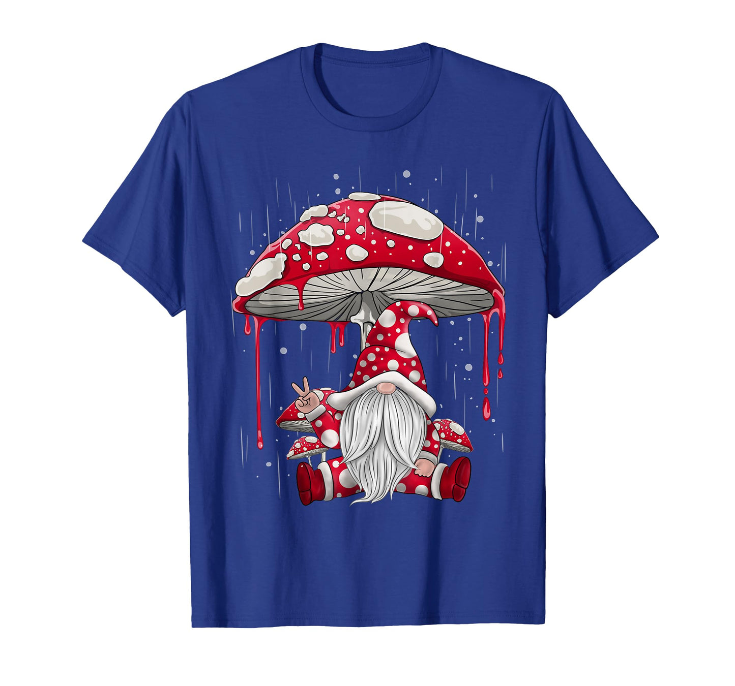 Mushroom Garden Nature Lover Gnome T-Shirt