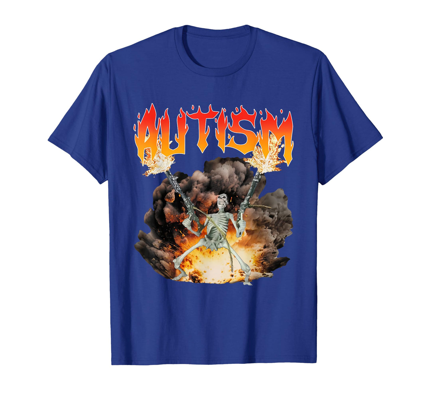 Autism Skeleton Funny Oddly Specific Dank Meme T-Shirt