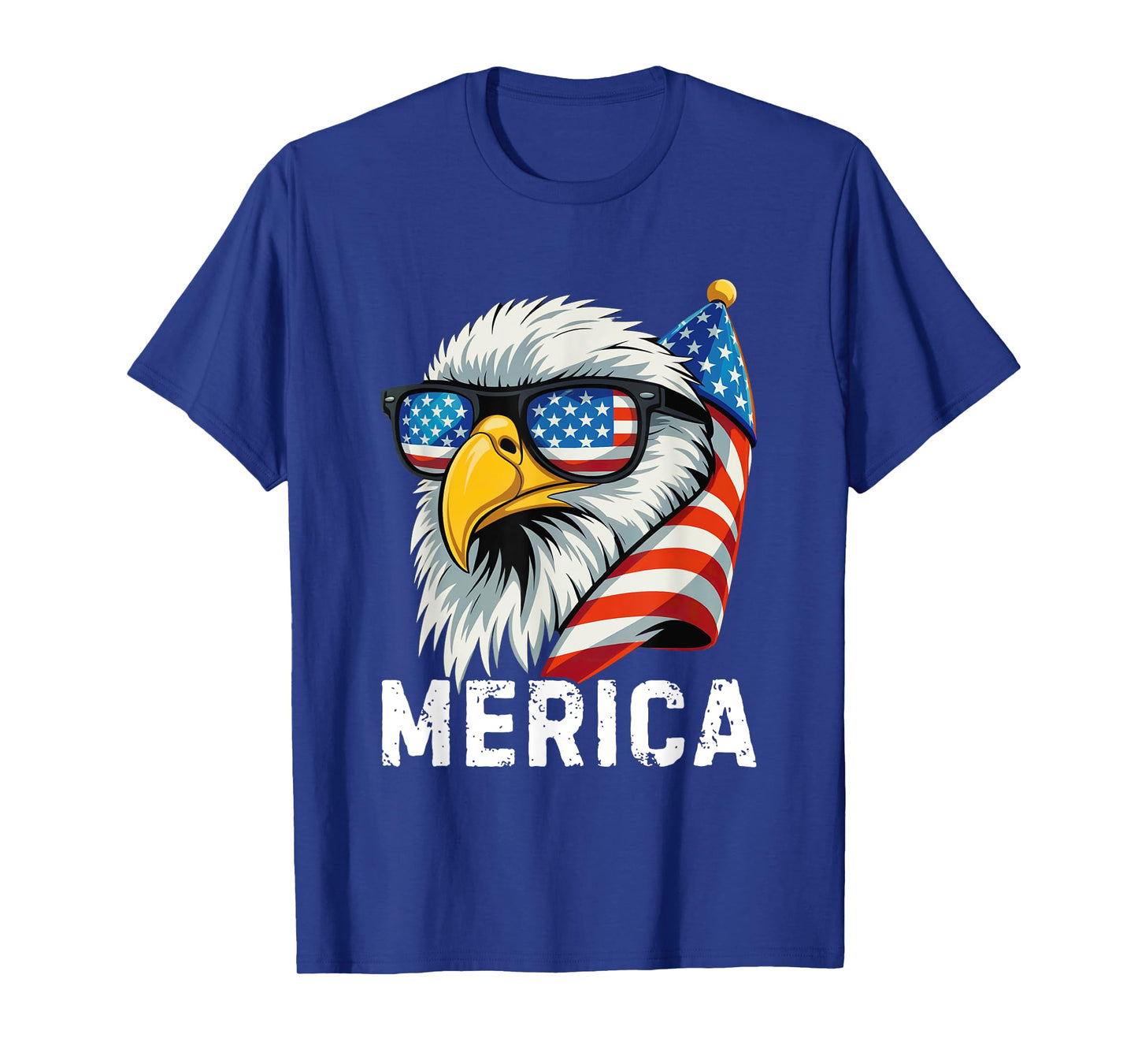 American Flag Bald Eagle Patriotic Eagle 4th of July Merica T-Shirt