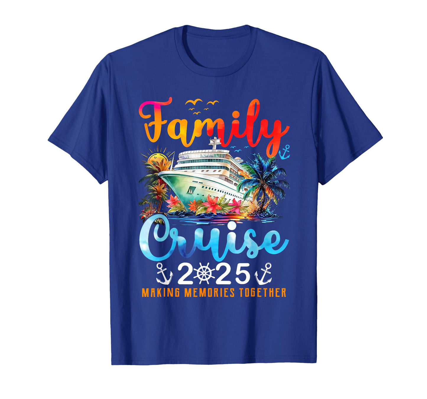 Family Cruise 2025 Vacation Trip Family Matching Summer T-Shirt