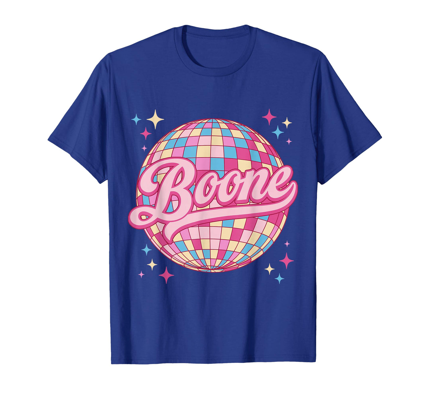 Retro Boone First Name Personalized Disco 80s Birthday T-Shirt