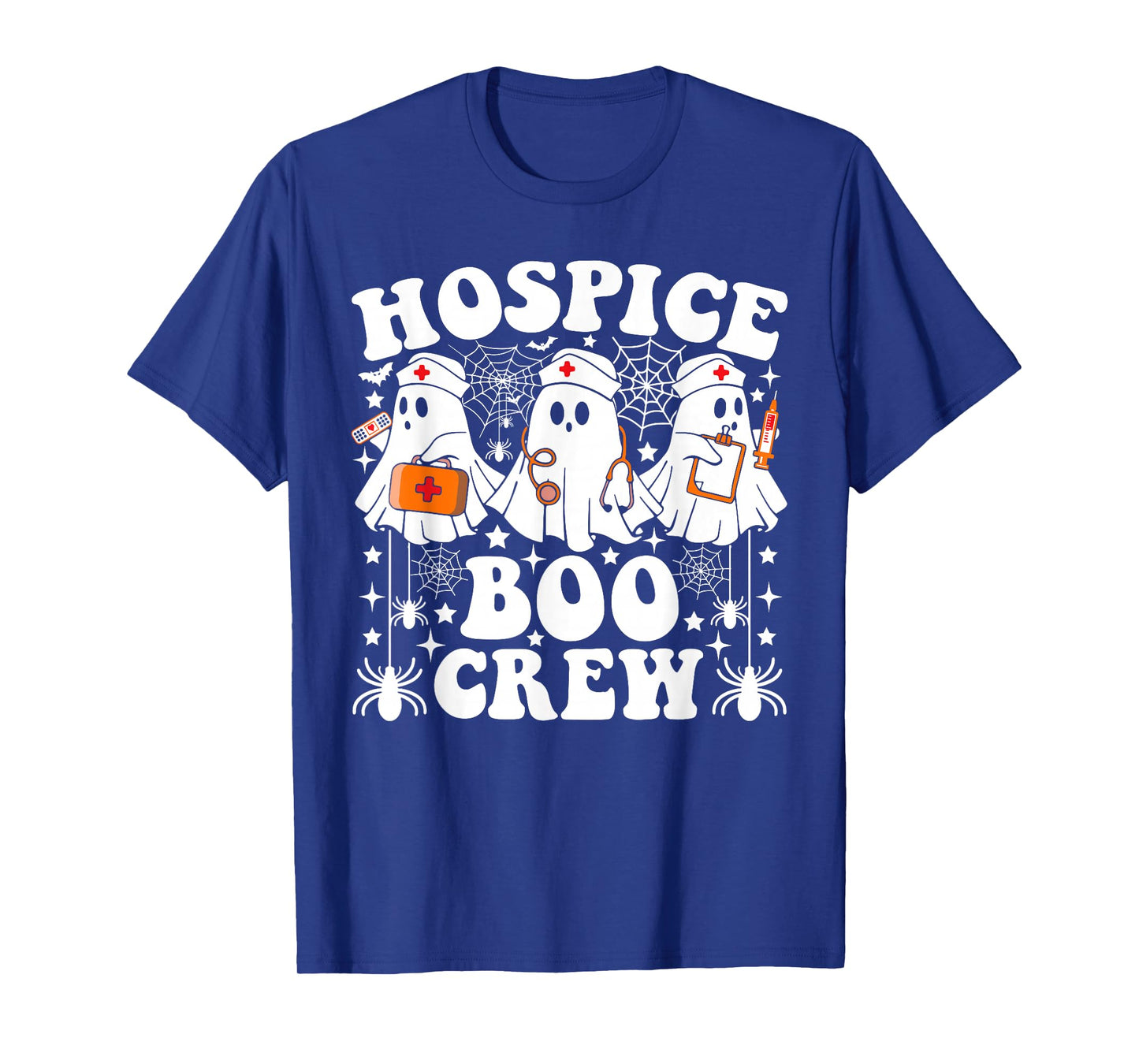 Hospice Boo Crew Nurse Funny Ghost Halloween T-Shirt