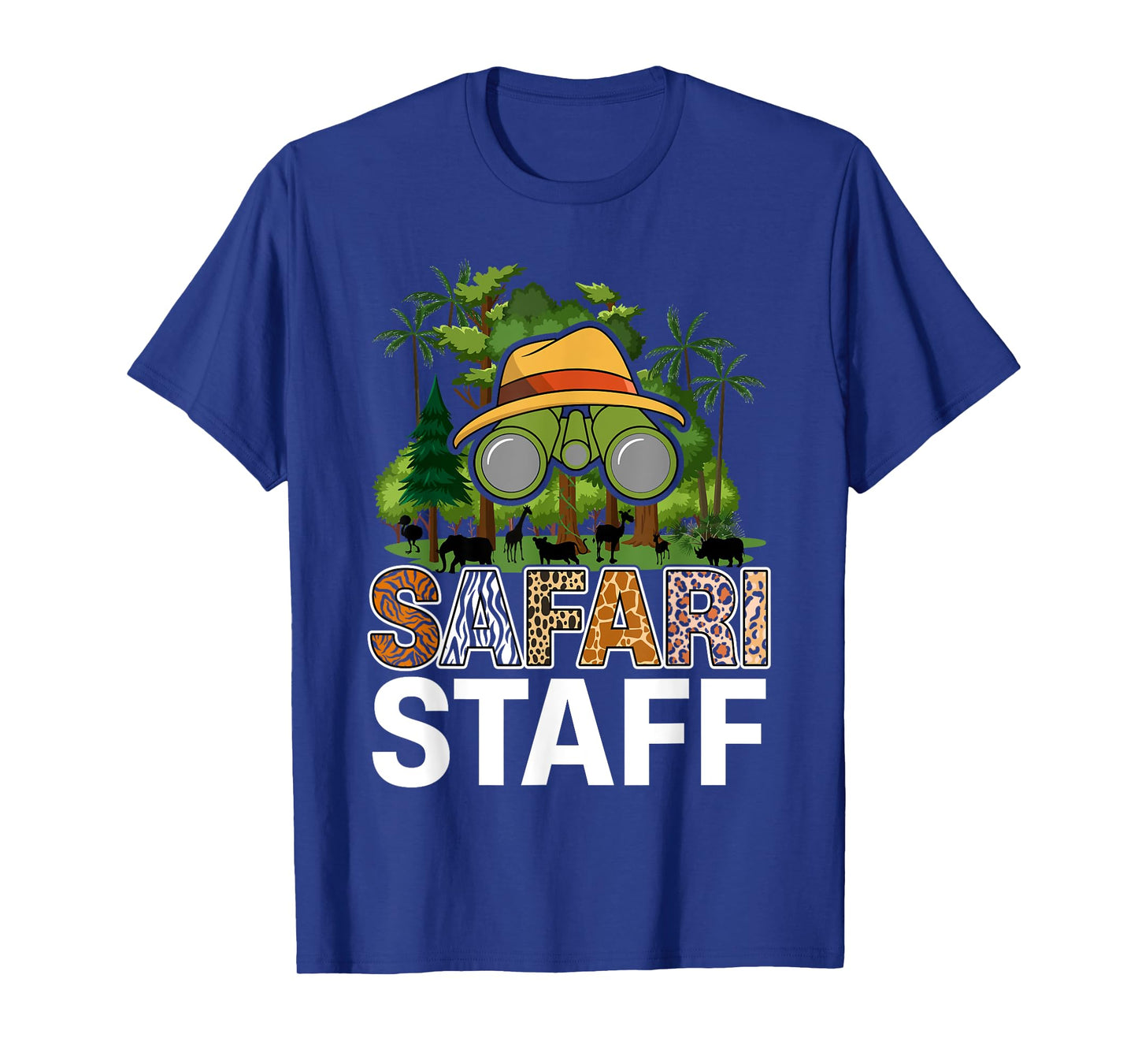 Safari Staff Art For Men Women Zookeeper Costume Zoo Jungle T-Shirt