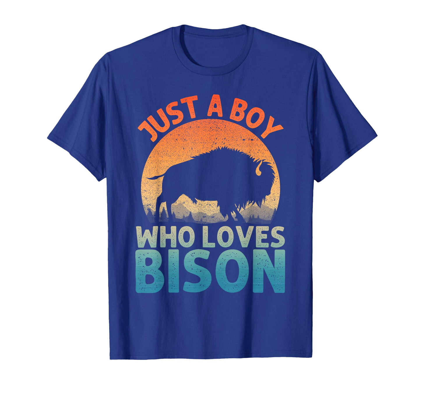 Cool Bison Design for Men Boys Wildlife Buffalo Lover Bison T-Shirt