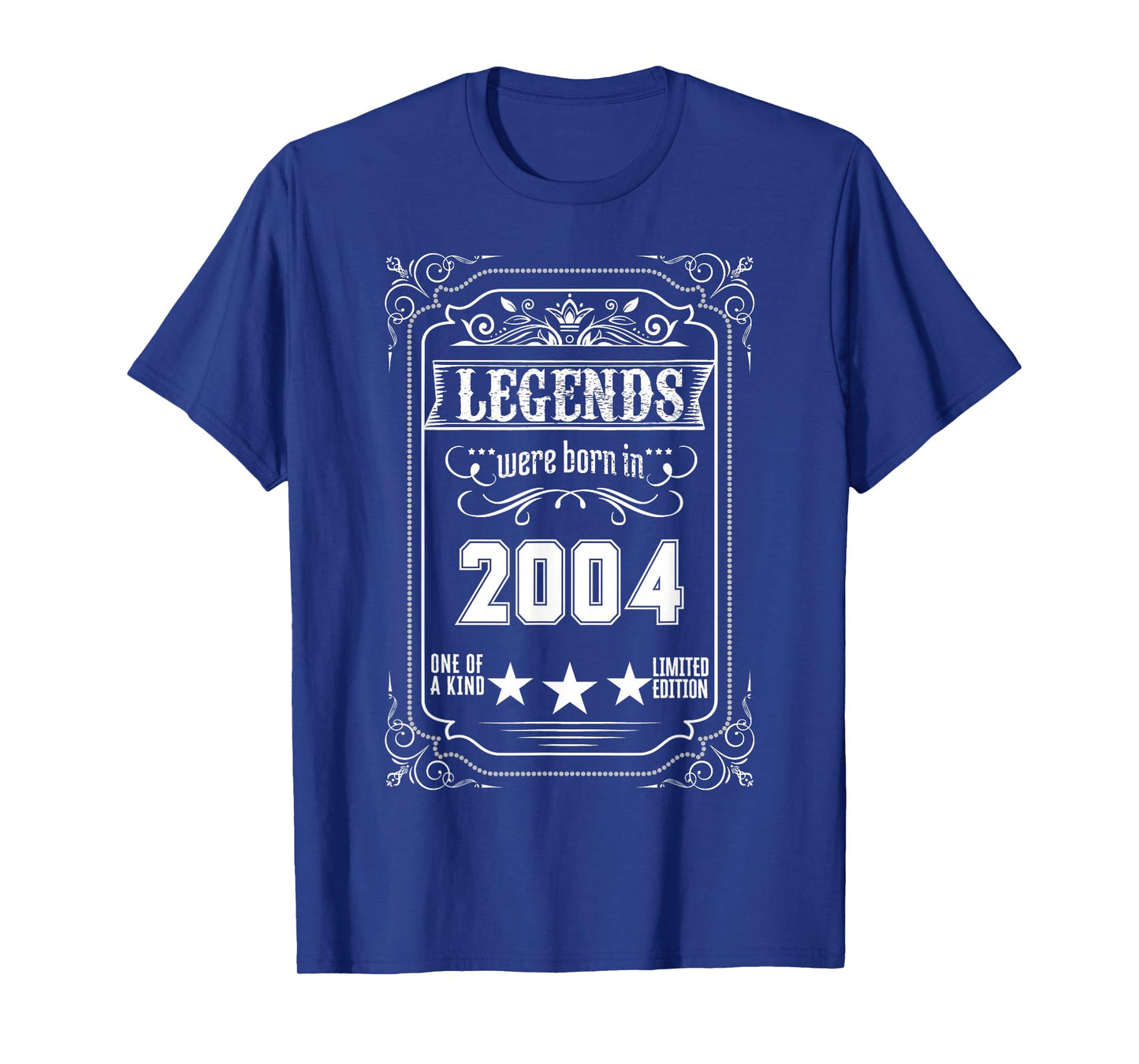 21th Birthday Tee Vintage Legends Born in 2004 21 Years Old T-Shirt