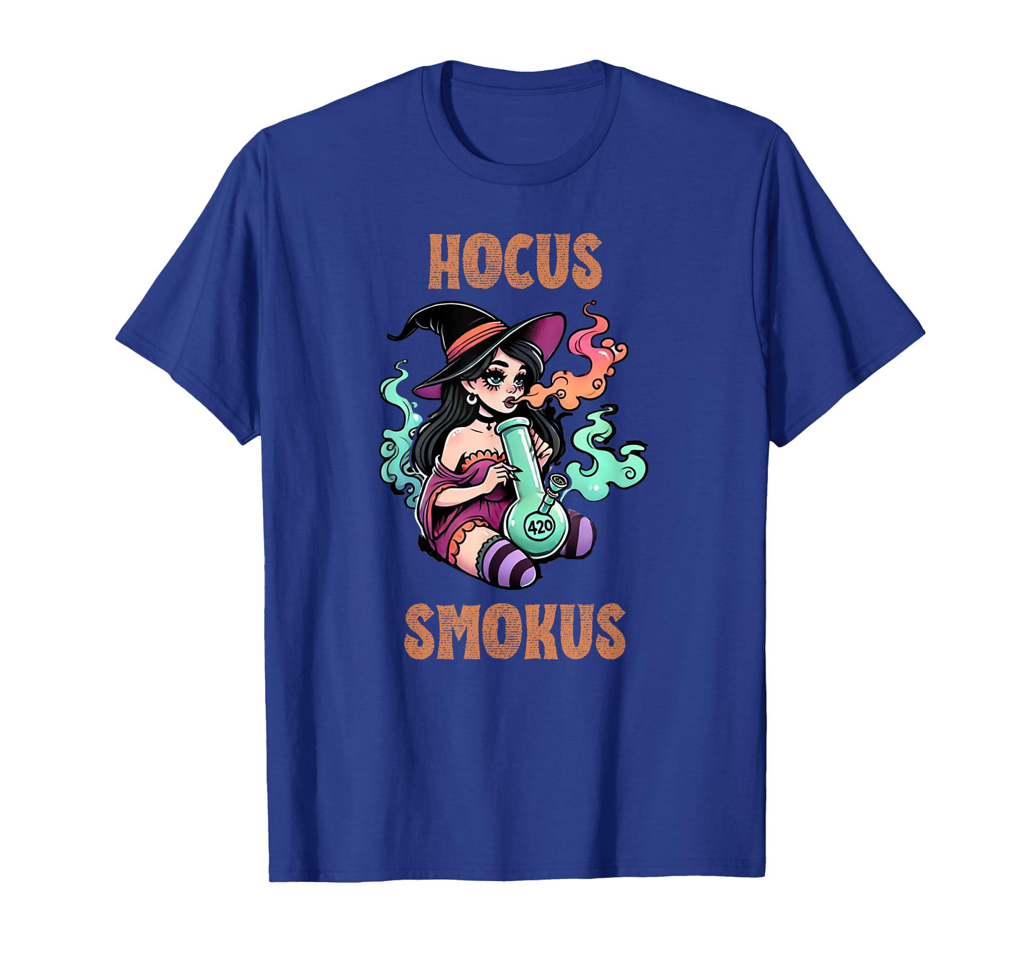 Halloween Witch Marijuana Cannabis Weed Funny 420 Humor Gift T-Shirt